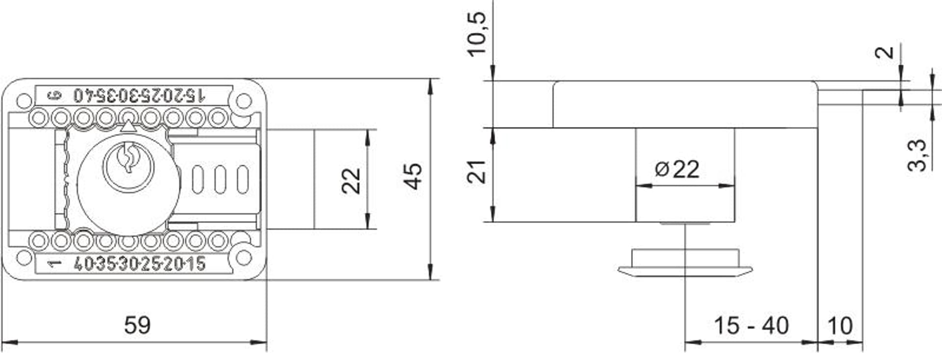 

ZAMEK MEBLOWY NIKIEL ZMB-3