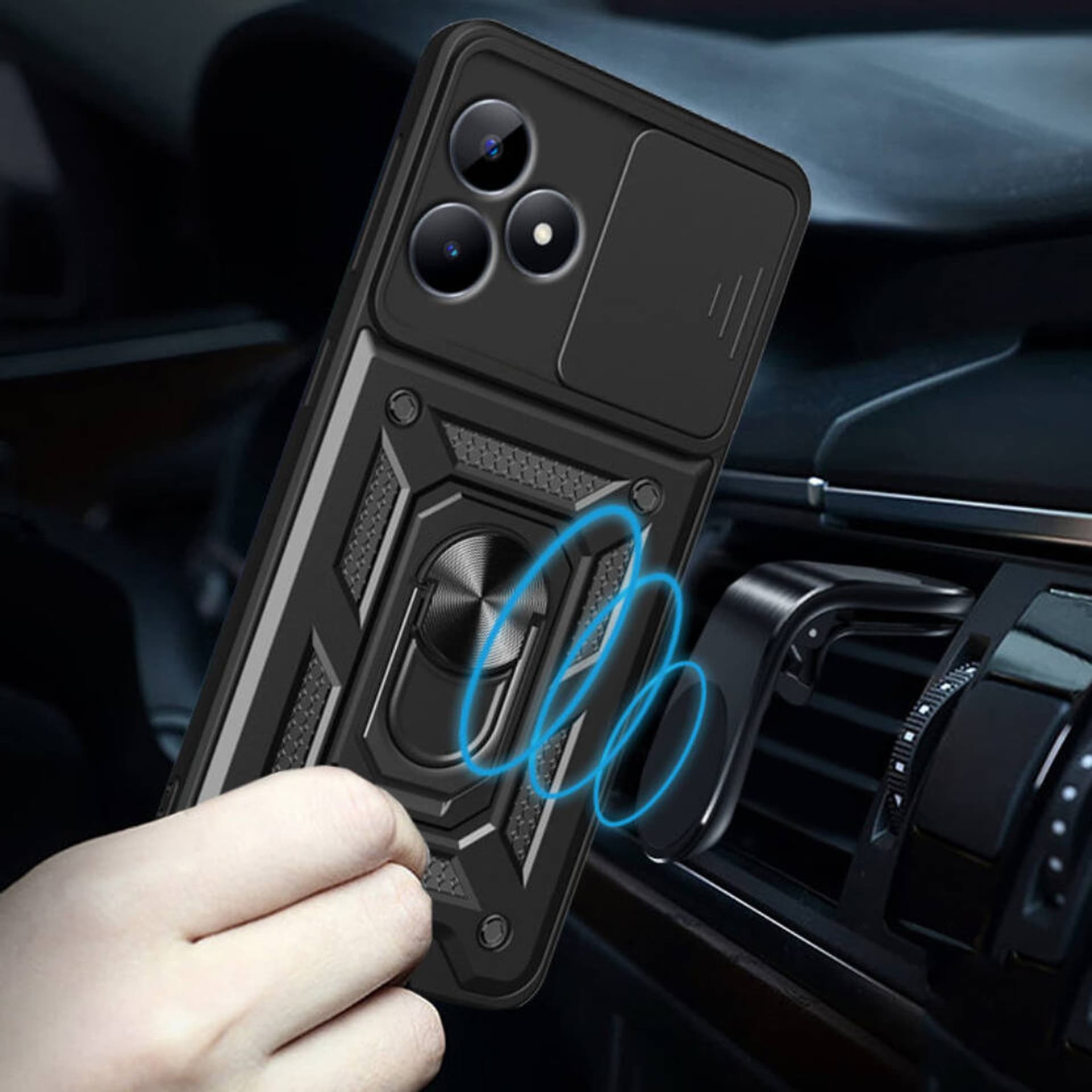 

Etui REALME C51 4G Nexeri CamShield Pro czarne