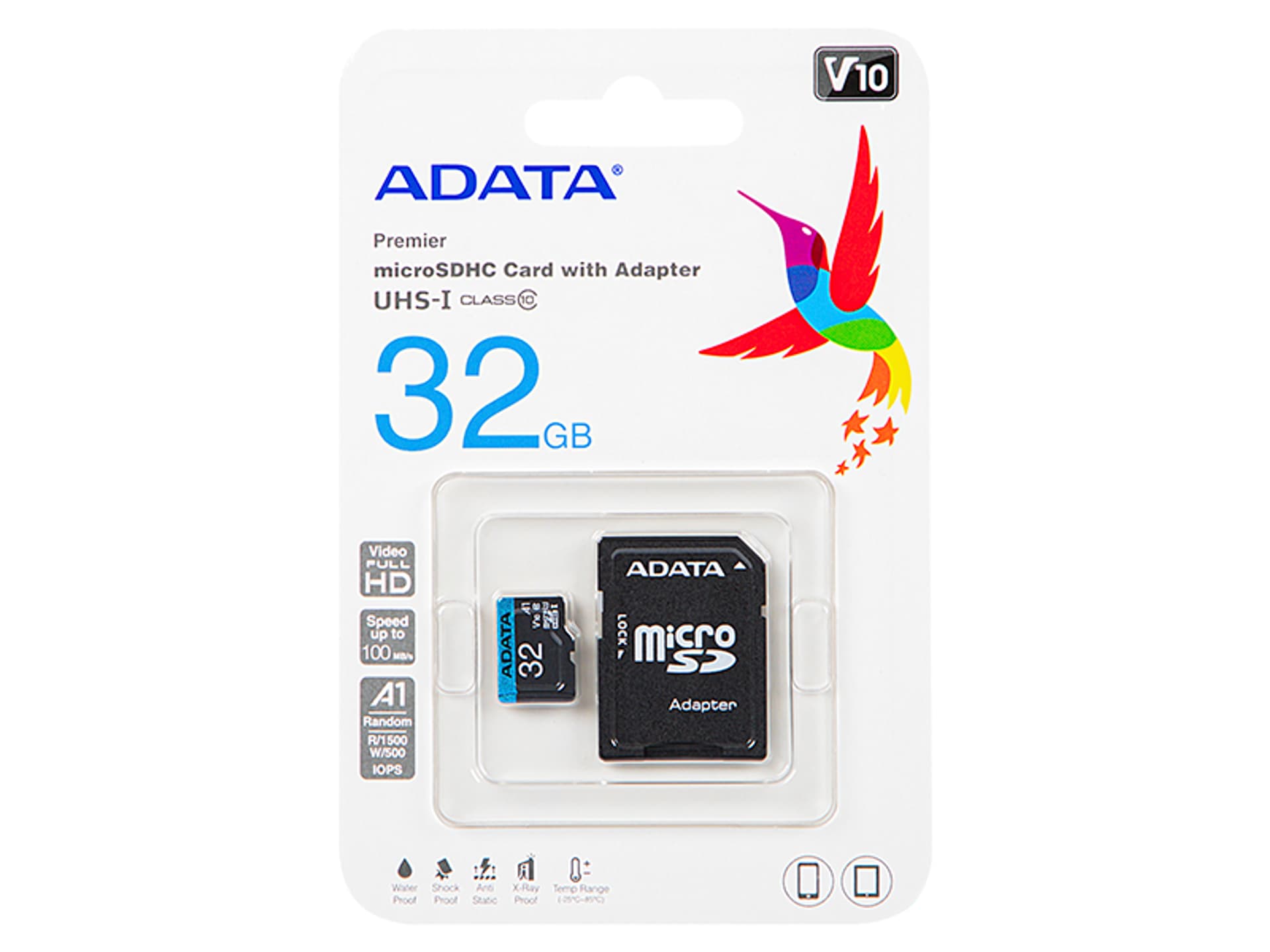 

66-314# Karta microsdhc 32gb+adapter sd cl10 premier