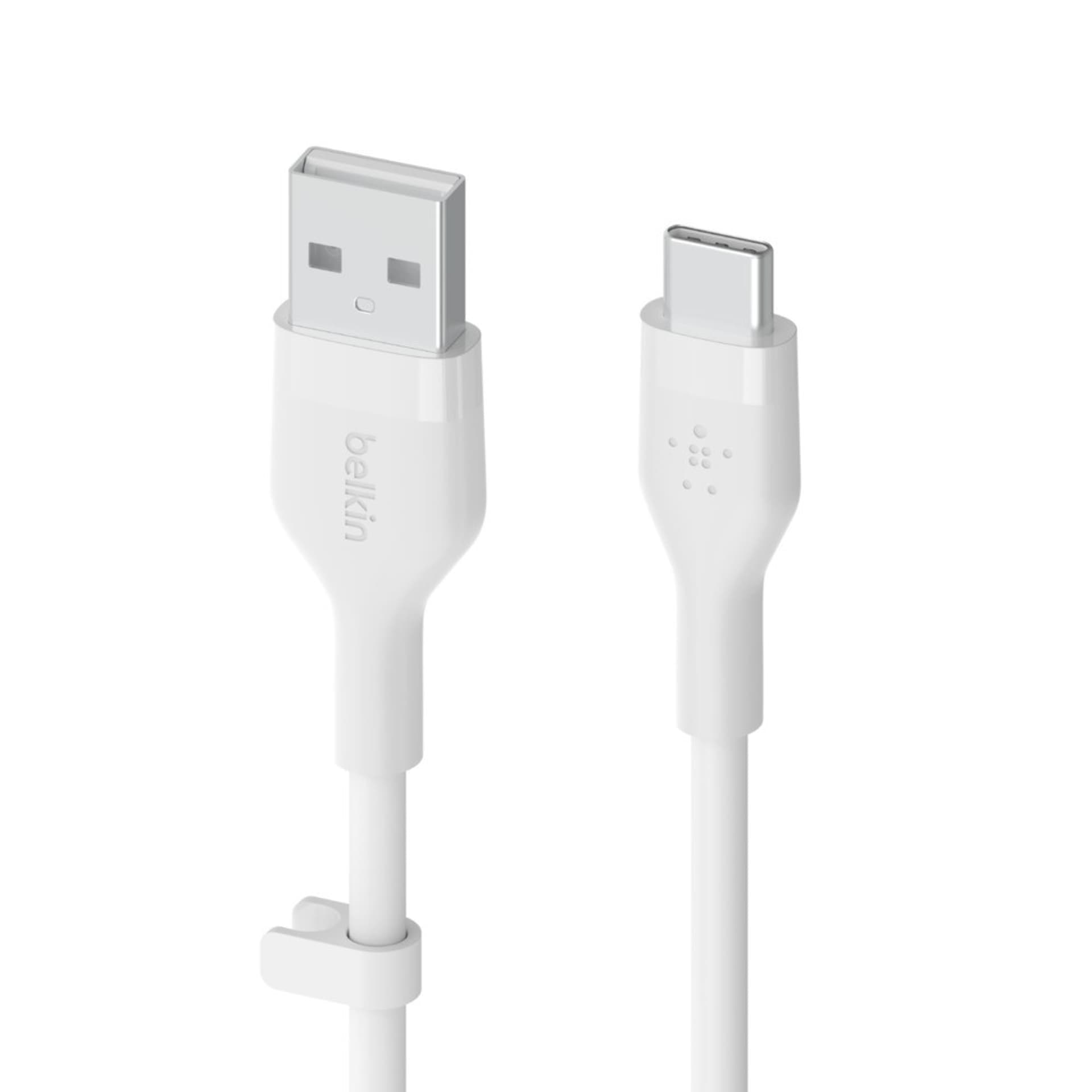 

BELKIN KABEL USB-A - USB-C SILICONE 2M BIAŁY