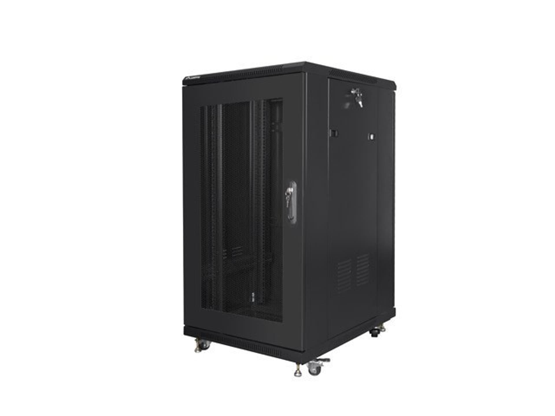 

LANBERG SZAFA RACK STOJĄCA 19" 22U 600X800 DRZWI PERFOROWANE CZARNA (FLAT PACK)