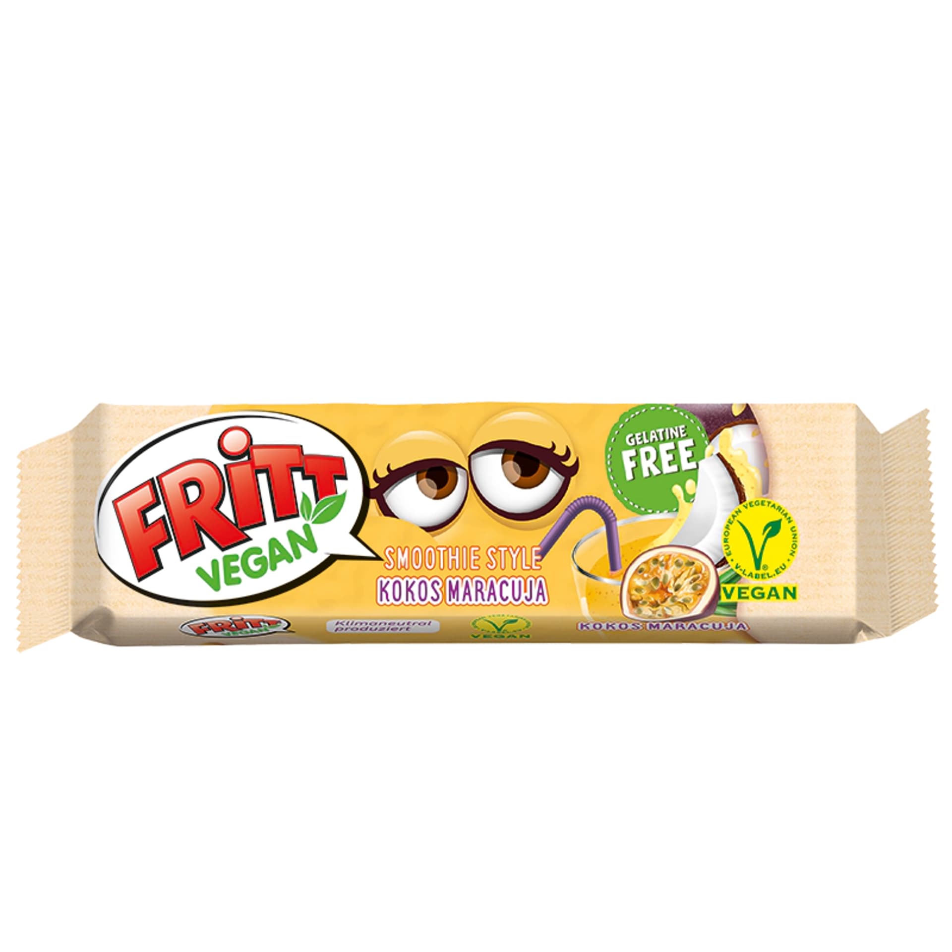 

Fritt Vegan Kokos Maracuja Rozpuszczalna Guma do Żucia 56 g