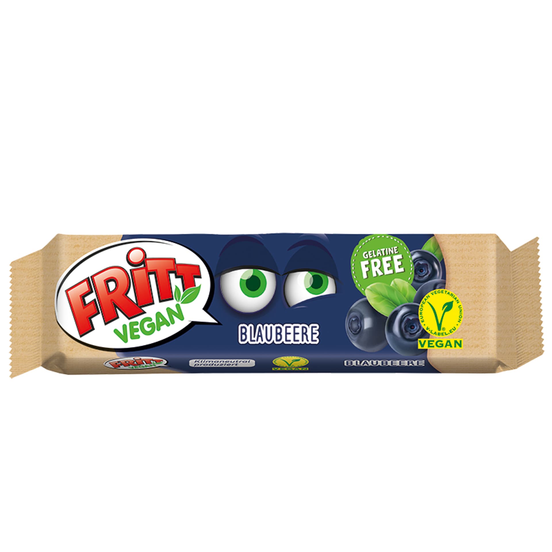 

Fritt Vegan Blaubeere Rozpuszczalna Guma do Żucia 56 g