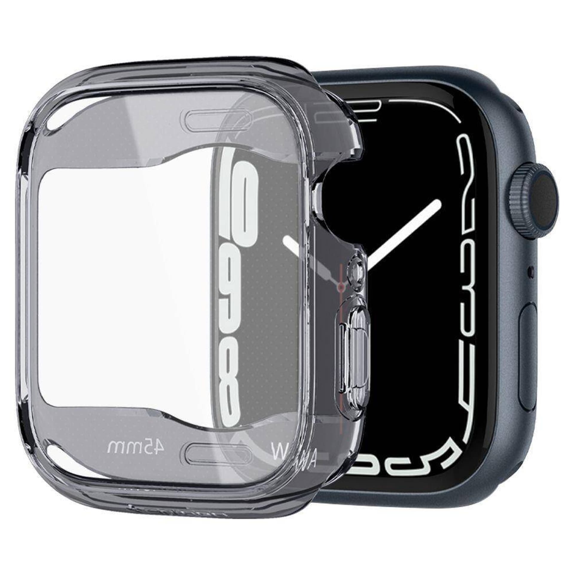 

Etui APPLE WATCH 7 / 8 / 9 (45MM) Spigen Ultra Hybrid Crystal Space, 45mm) spigen ultra hybrid crystal spac