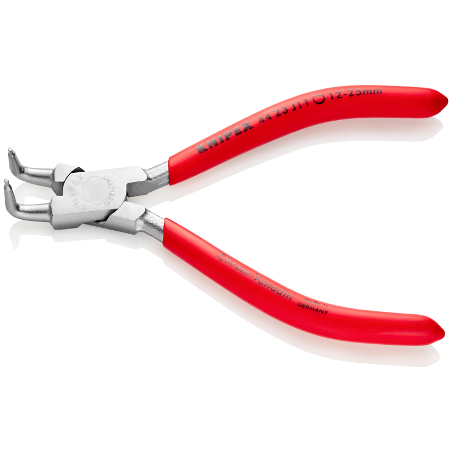 

Szczypce do pierścieni osadczych sprężynujących 44 23 J11 Do montażu pierścieni wewnętrznych w otworach KNIPEX