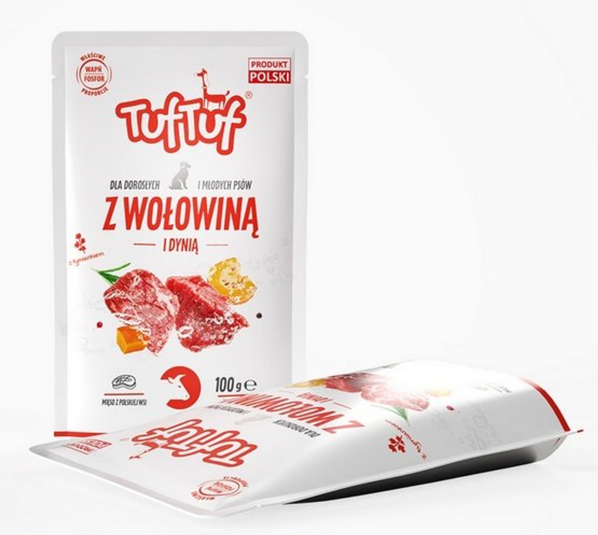 

TUF TUF Wołowina z dynią i ziemniakami dla psa saszetka 100g