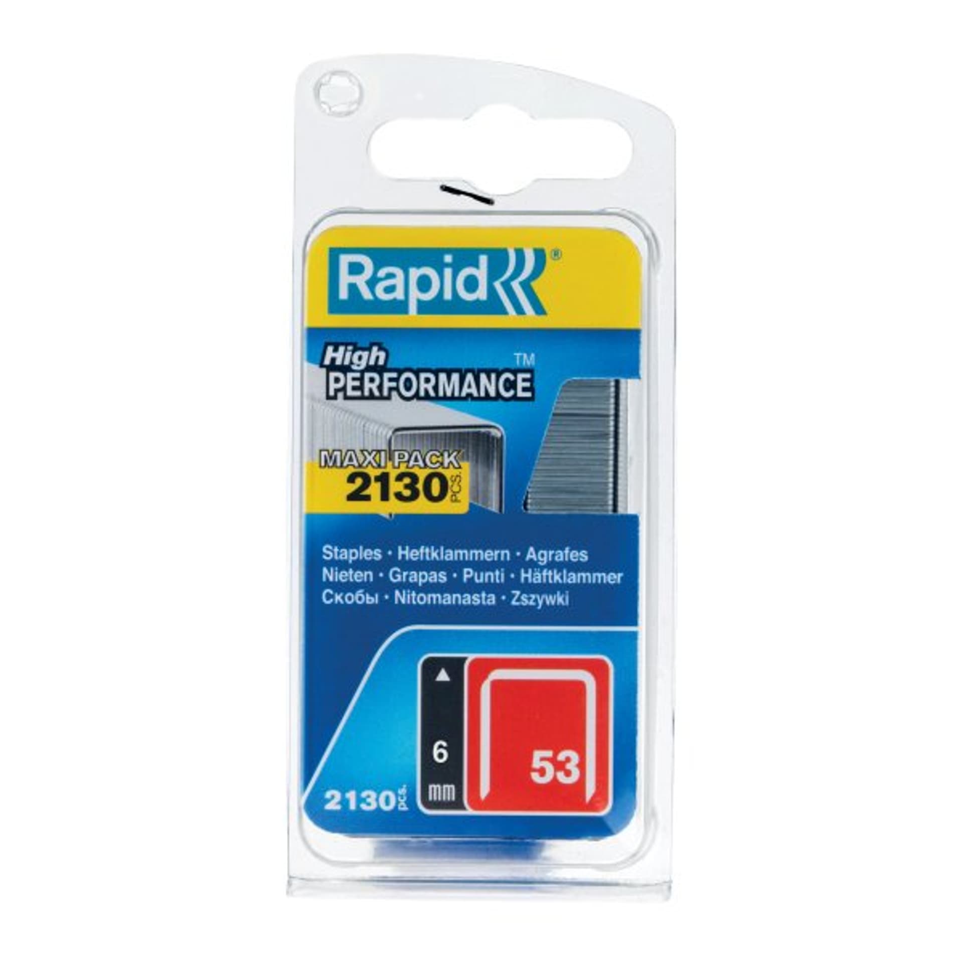 

Zszywki Rapid z drutu cienkiego nr 53 (6 mm) - opakowanie 2000 szt.