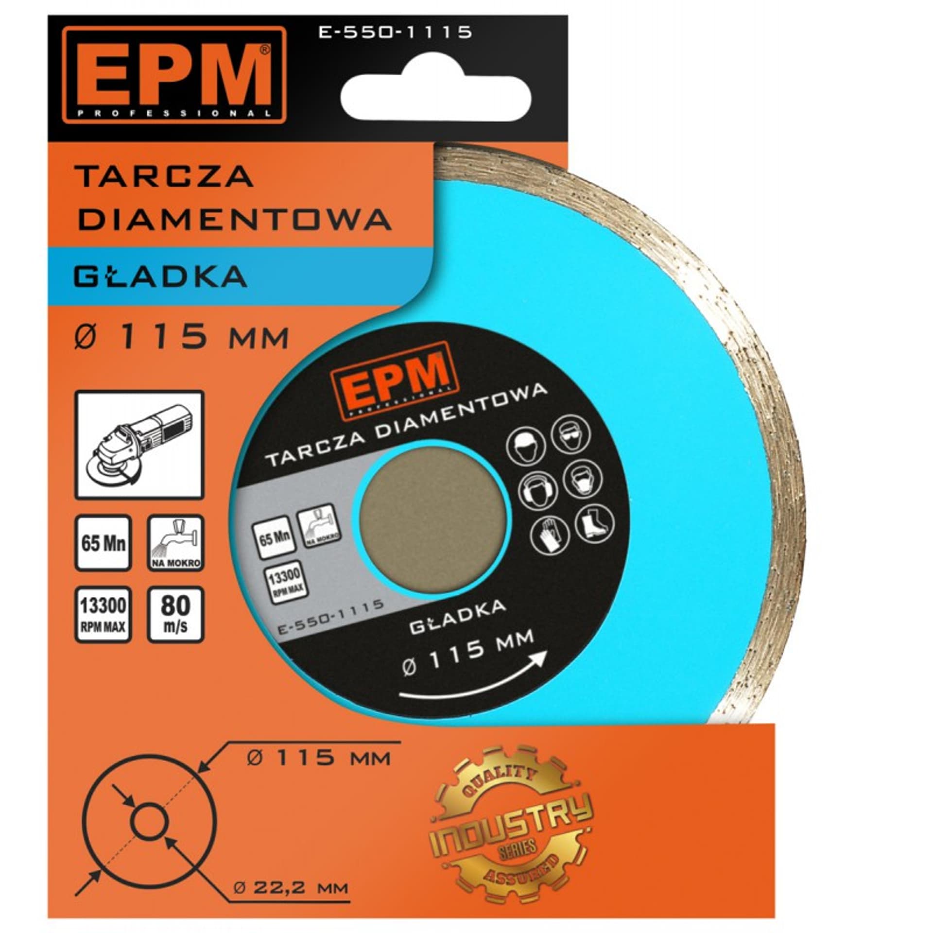 

TARCZA DIAMENTOWA GŁADKA 180MM