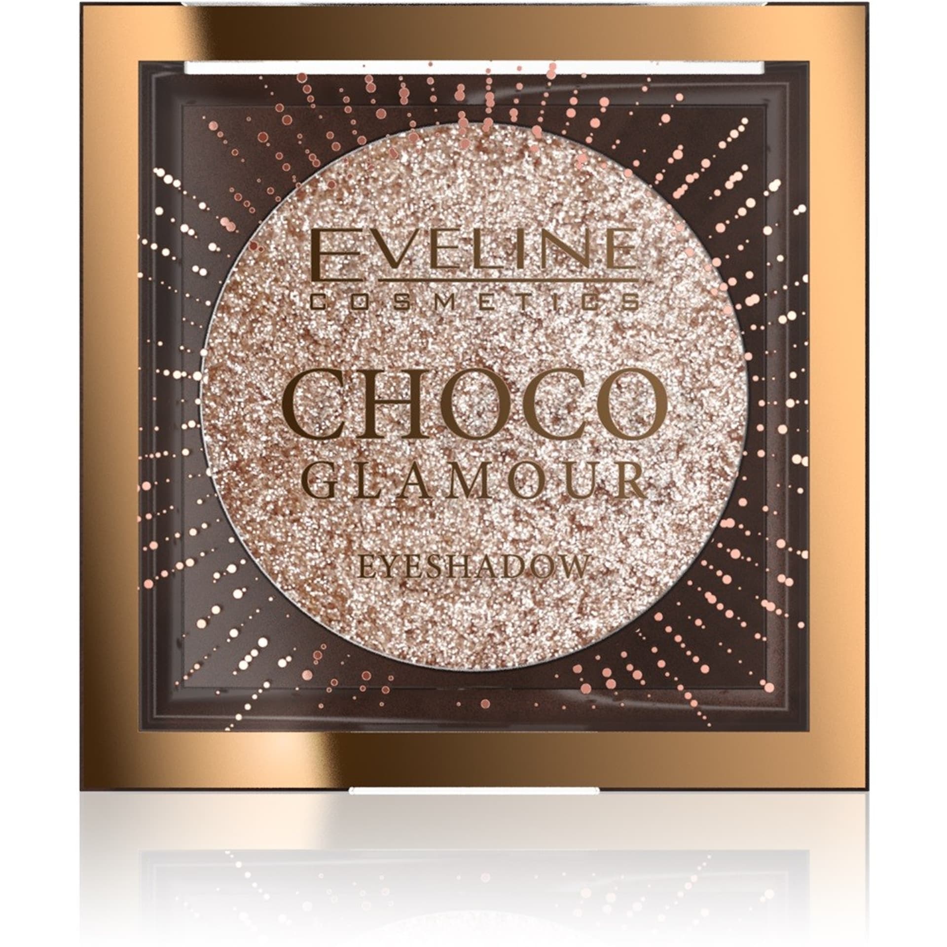 

EVELINE Choco Glamour Błyszczący Cień-toper do powiek