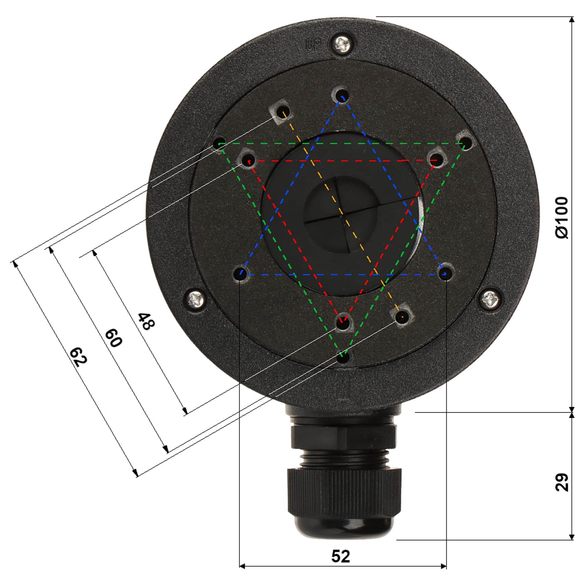 

Uchwyt HIKVISON DS-1280ZJ-XS(BLK)