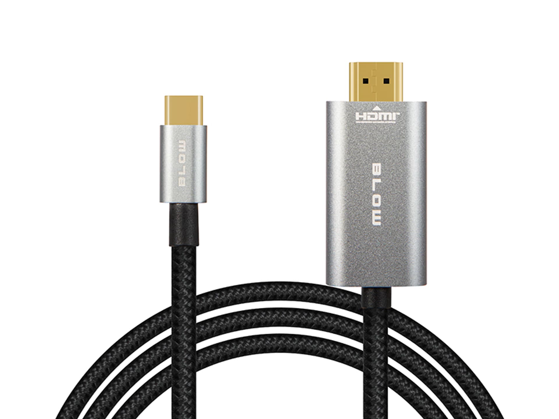 

92-686# Przyłącze hdmi - usb-c 2m plecionka