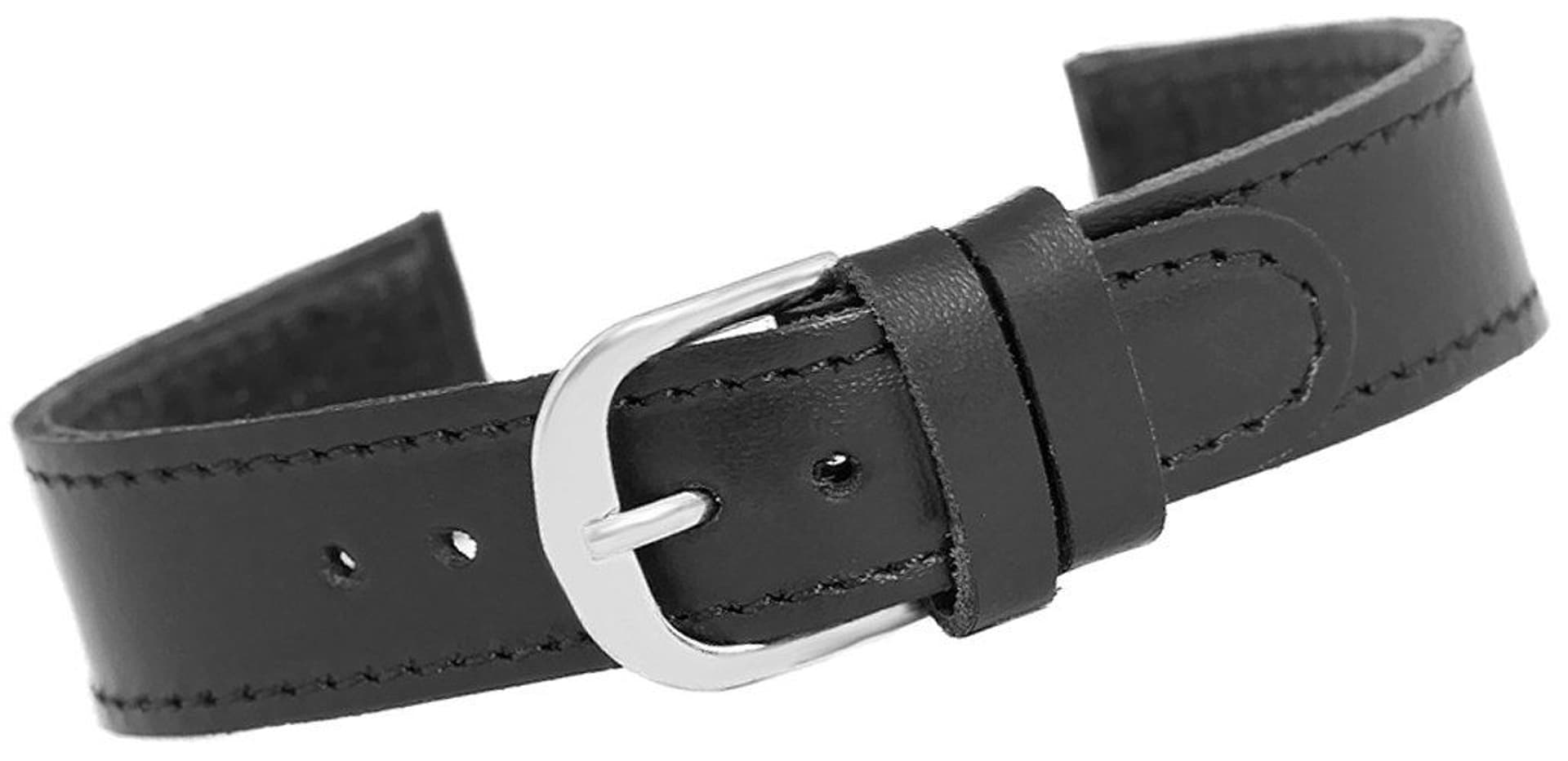 

Pasek do zegarka - Rzemiosło skóra 18 mm 7341-18XXLS Czarny