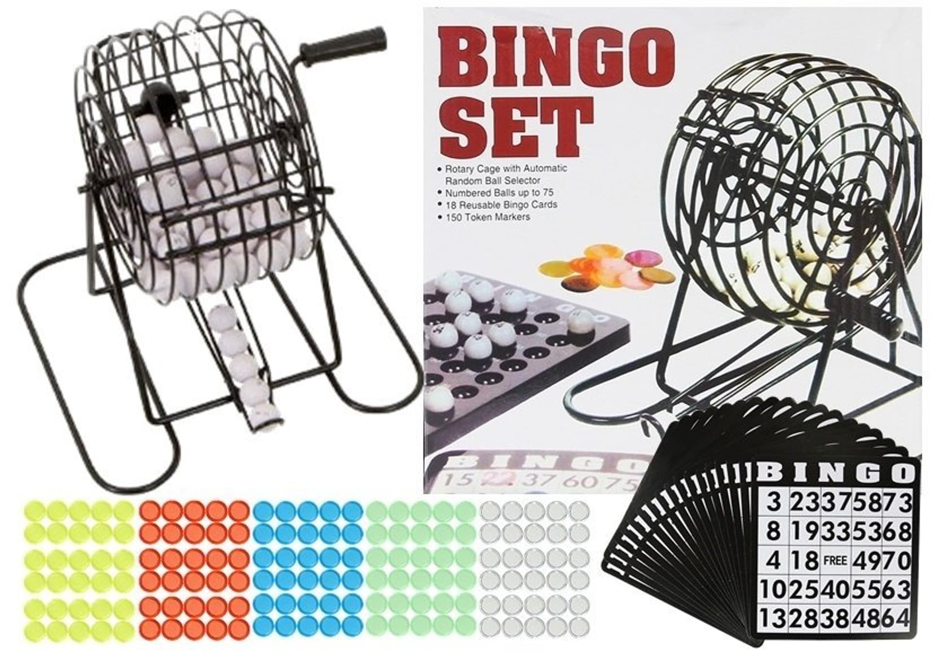 

Familijna Gra Losowa Bingo Lotto Metalowe