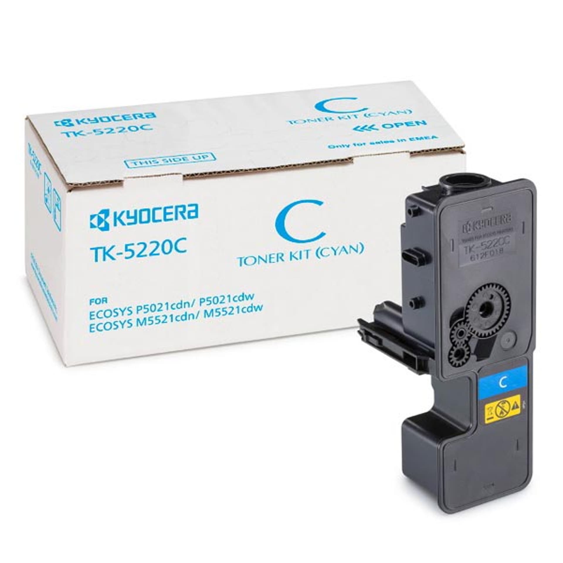 

Kyocera oryginalny toner TK-5220C, 1T02R9CNL1, cyan, 1200s, Kyocera 5521, 5521cdn, 5521cdw, O