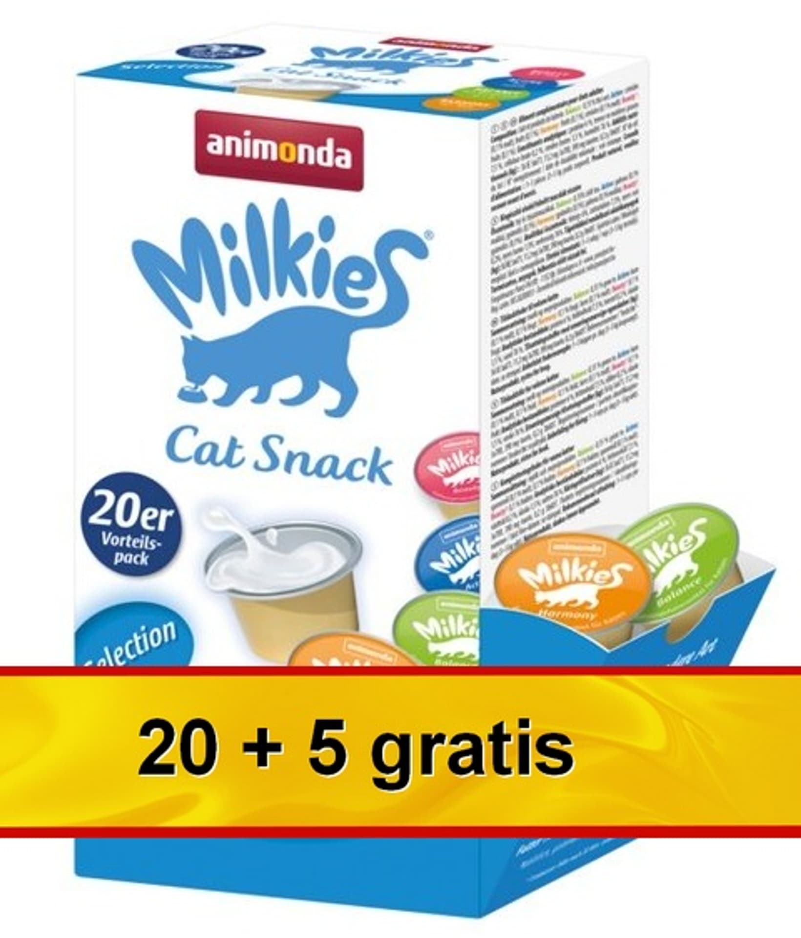 

Animonda Kot Milkies Selection Mix 25x15g (20+5 gratis)