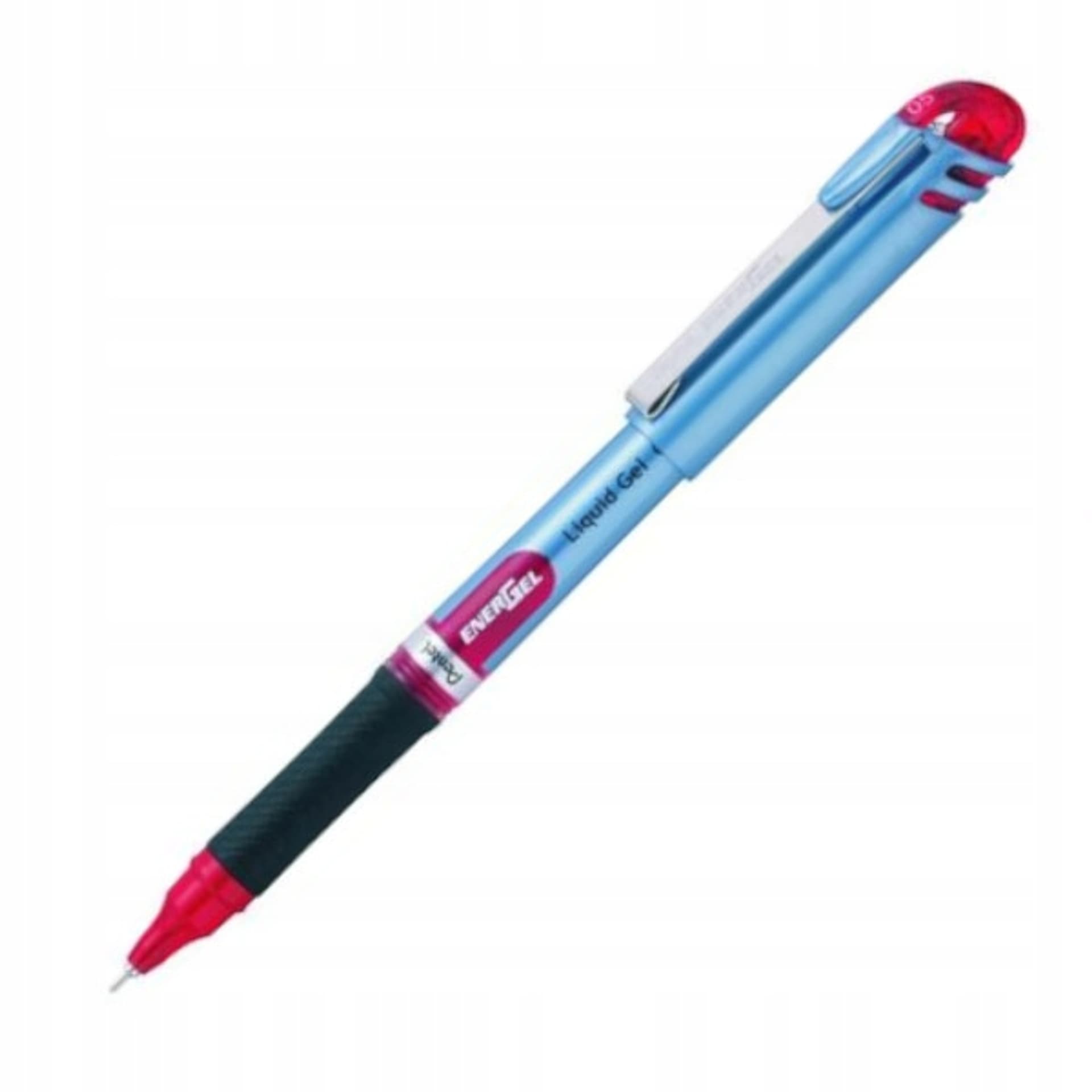 

Cienkopis kulkowy PENTEL ENERGEL BLN15 czerwony z płynnym tuszem żelowym