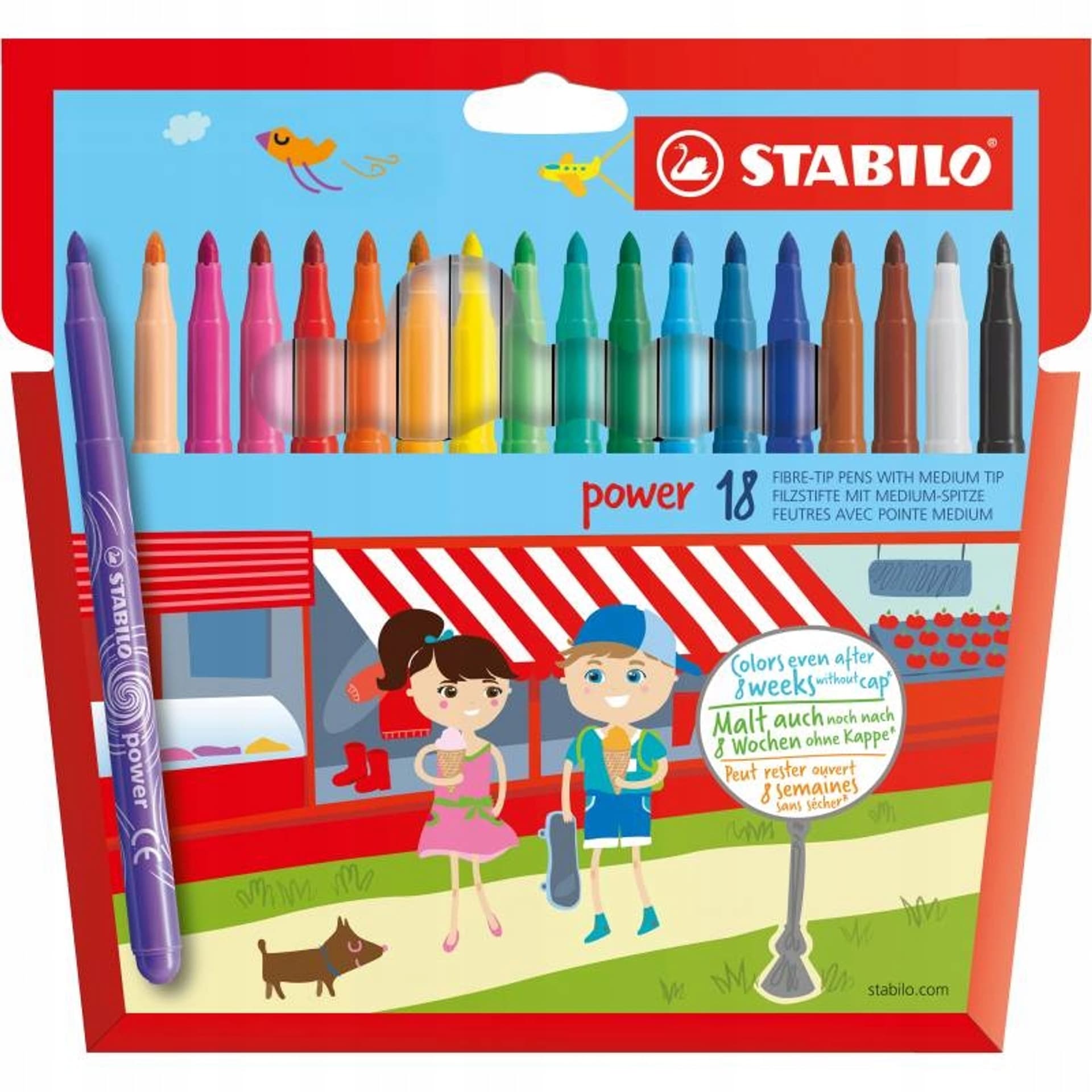 

Flamastry STABILO POWER 18szt 280/18-02/01
