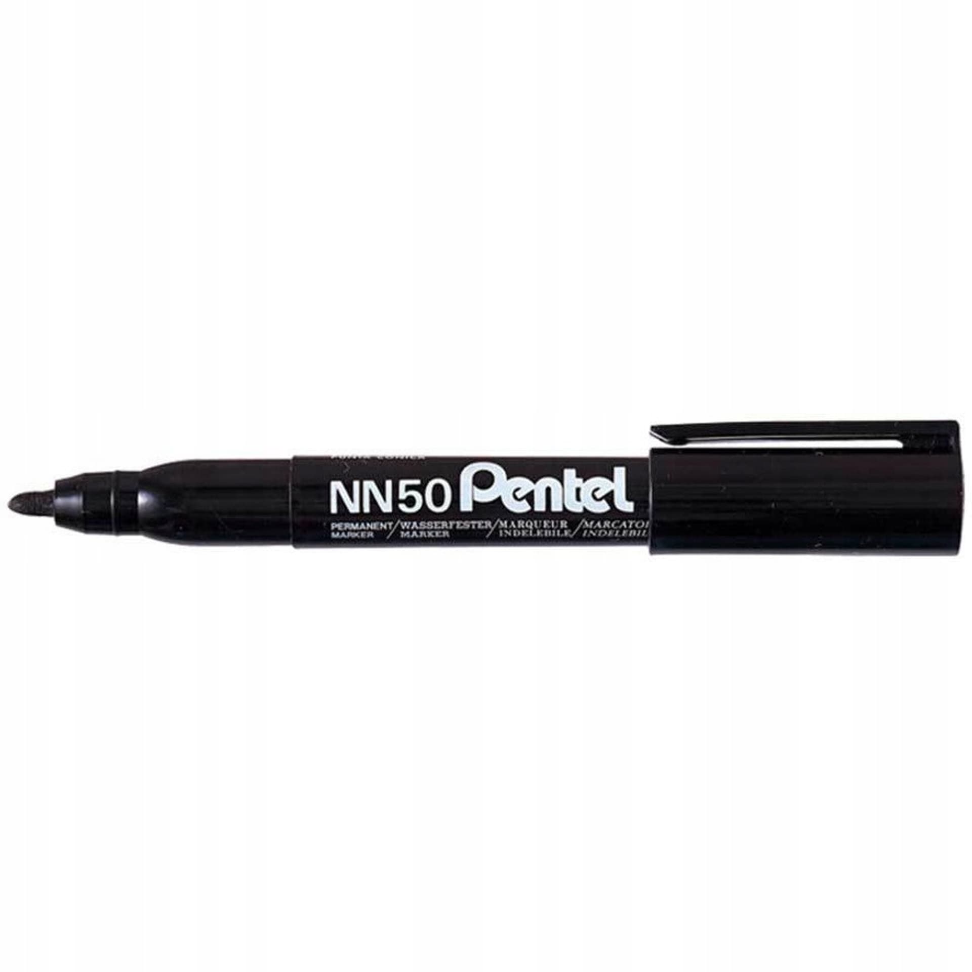 

Marker permanentny NN50 czarny okrągła końcówka PENTEL