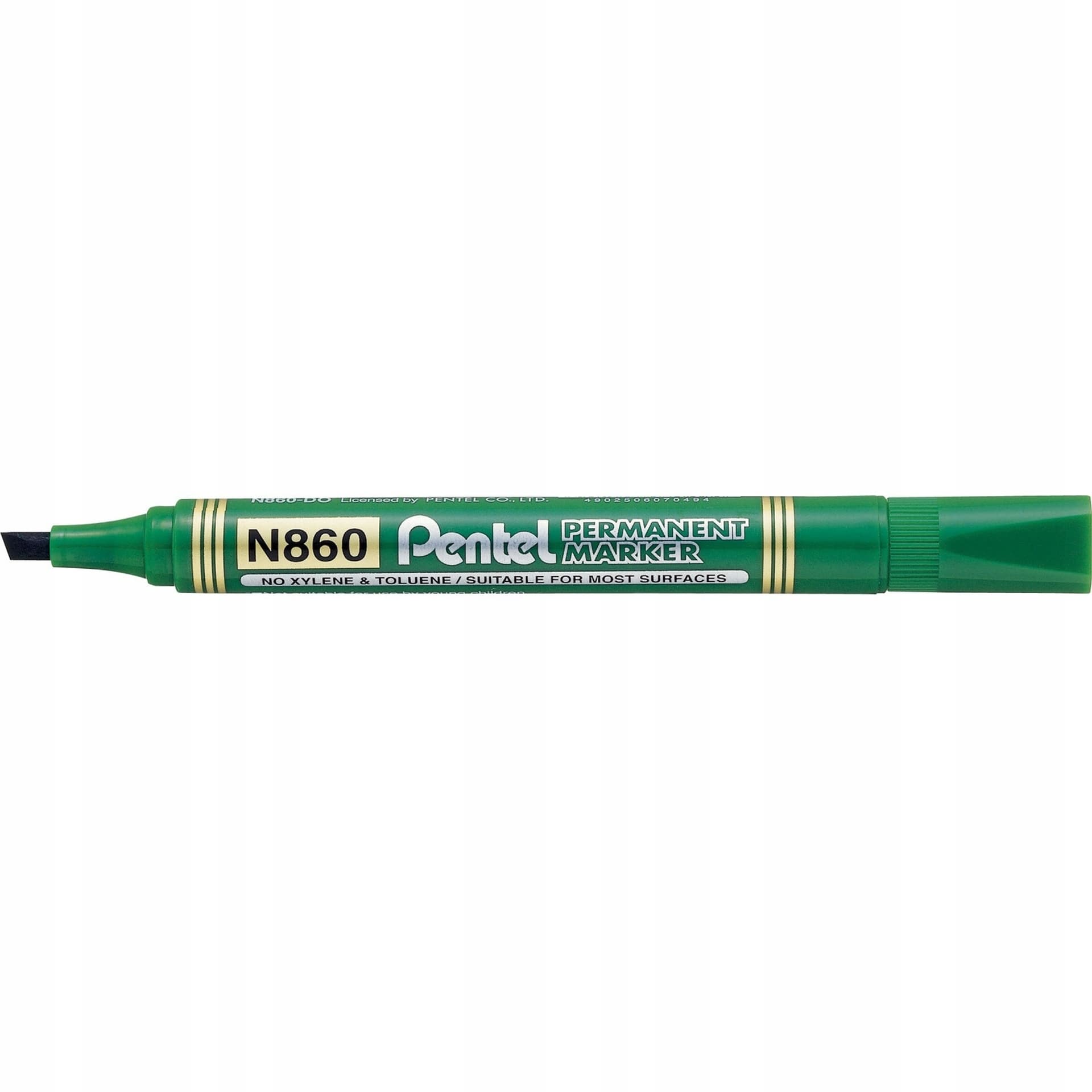 

Marker permanentny N860 zielony ścięta końcówka PENTEL