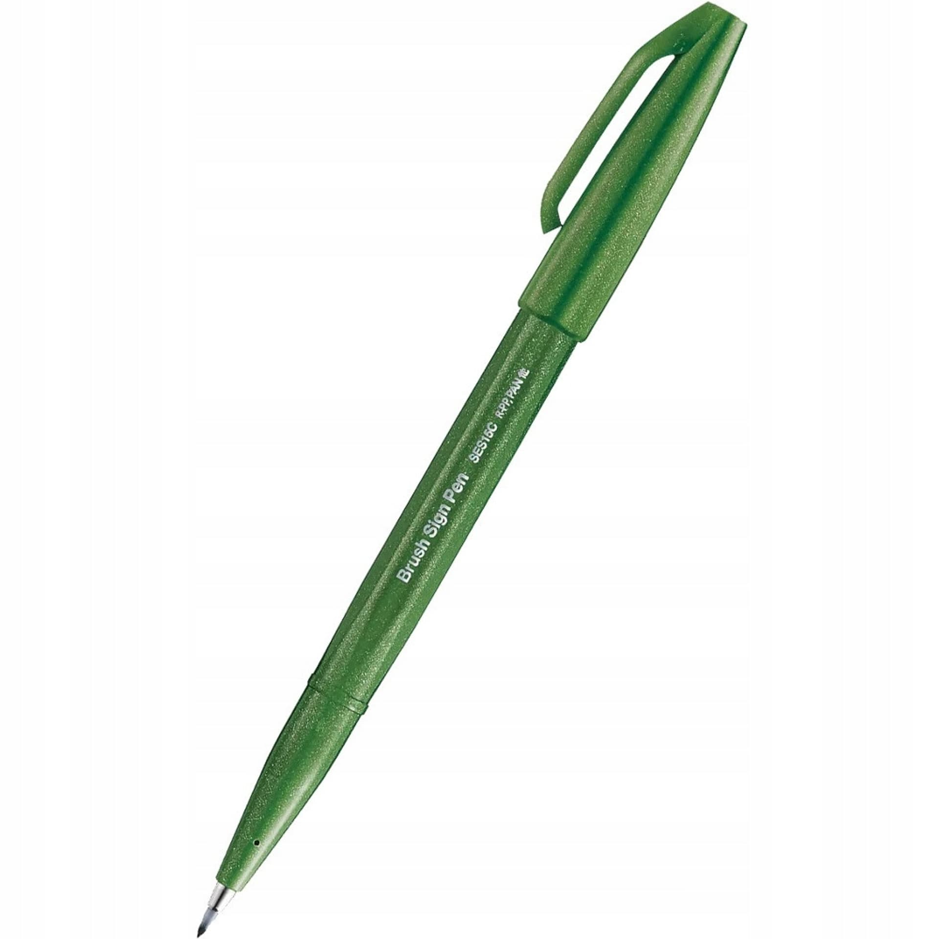 

Pisak BRUSH SIGN PEN oliwkowy SES15C-D2X PENTEL