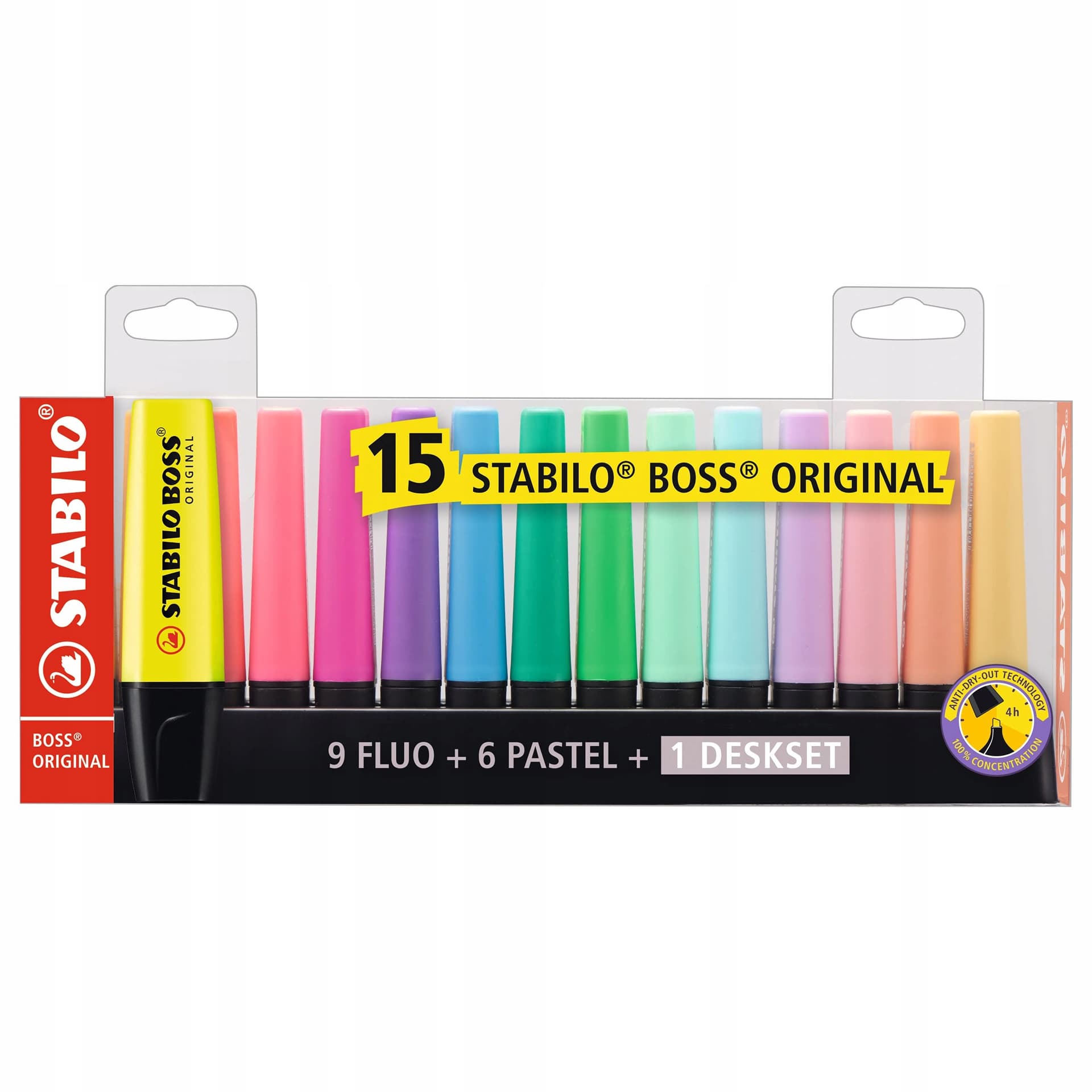 

Zakreślacz STABILO BOSS 15kol. w etui 7015-01-5