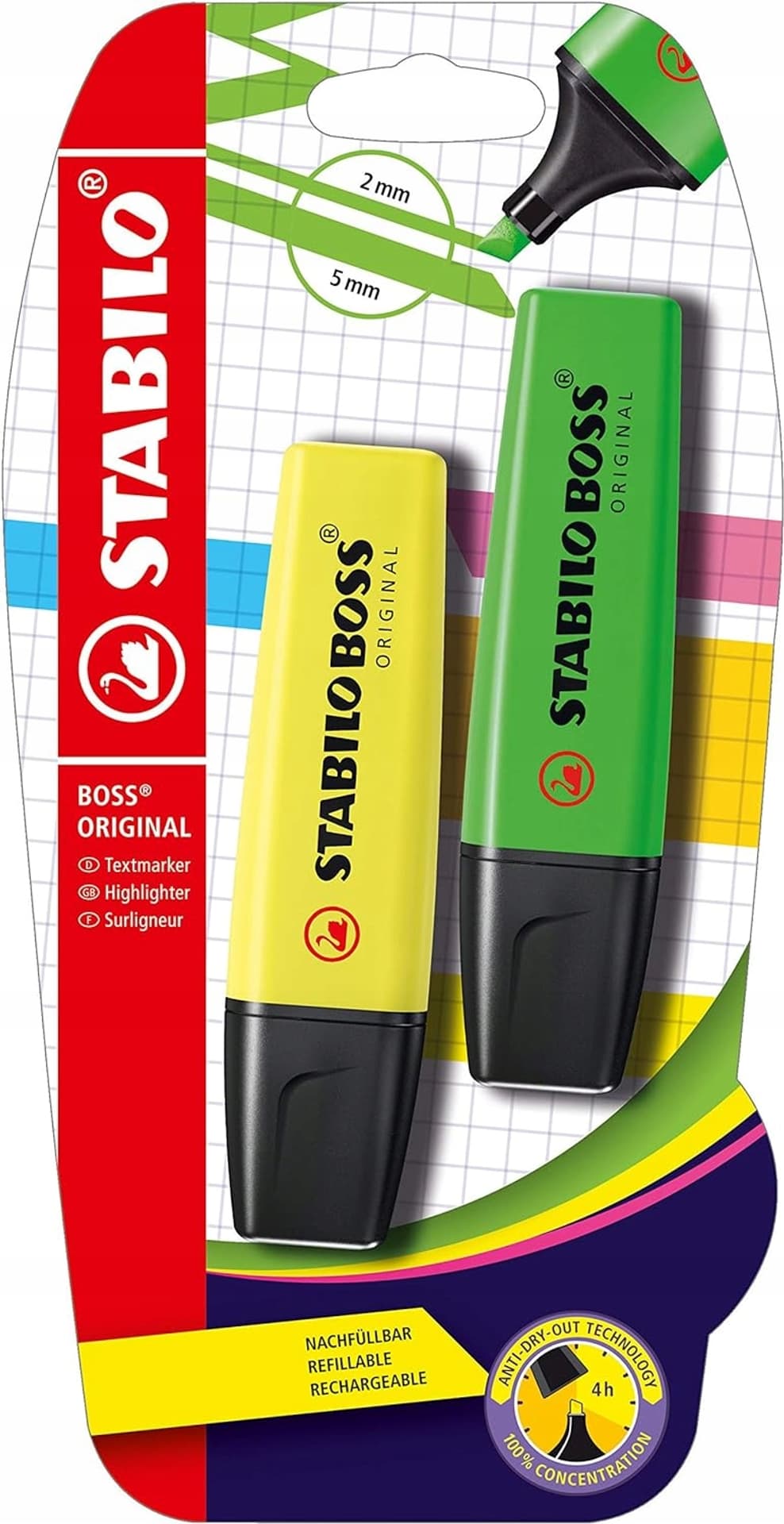 

Zakreślacz STABILO BOSS 2szt. 70/2