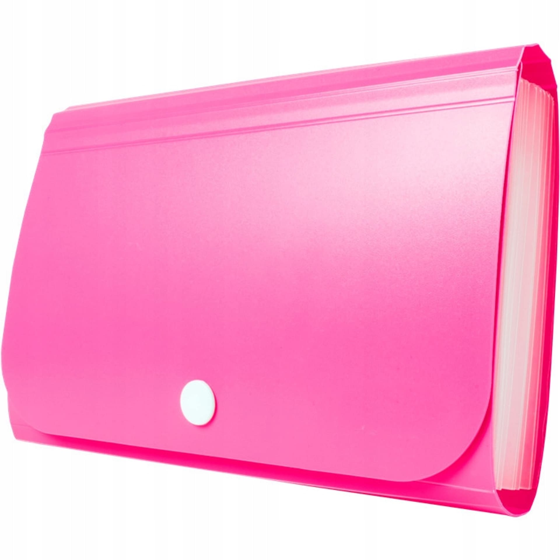 

Teczka harmonijkowa PP na zatrzask różowa 178x118x31mm BT613-R TETIS