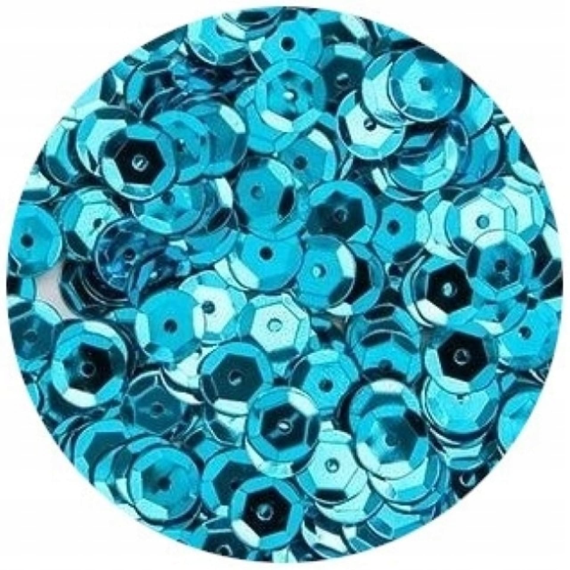 

Cekiny hologramowe 6mm turkusowe 10g. H120 BREWIS