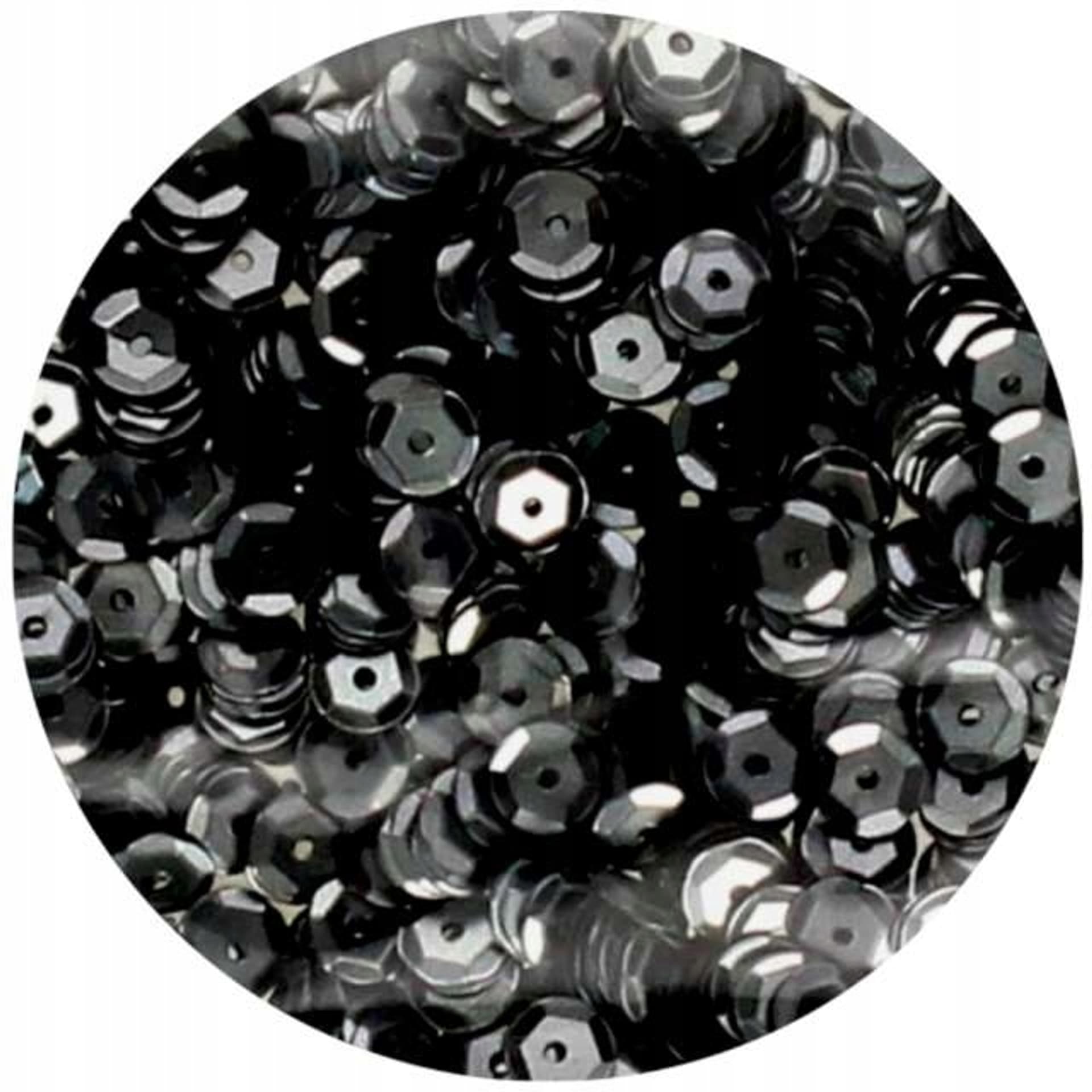 

Cekiny błyszczące 6mm czarne 10g. B170 BREWIS