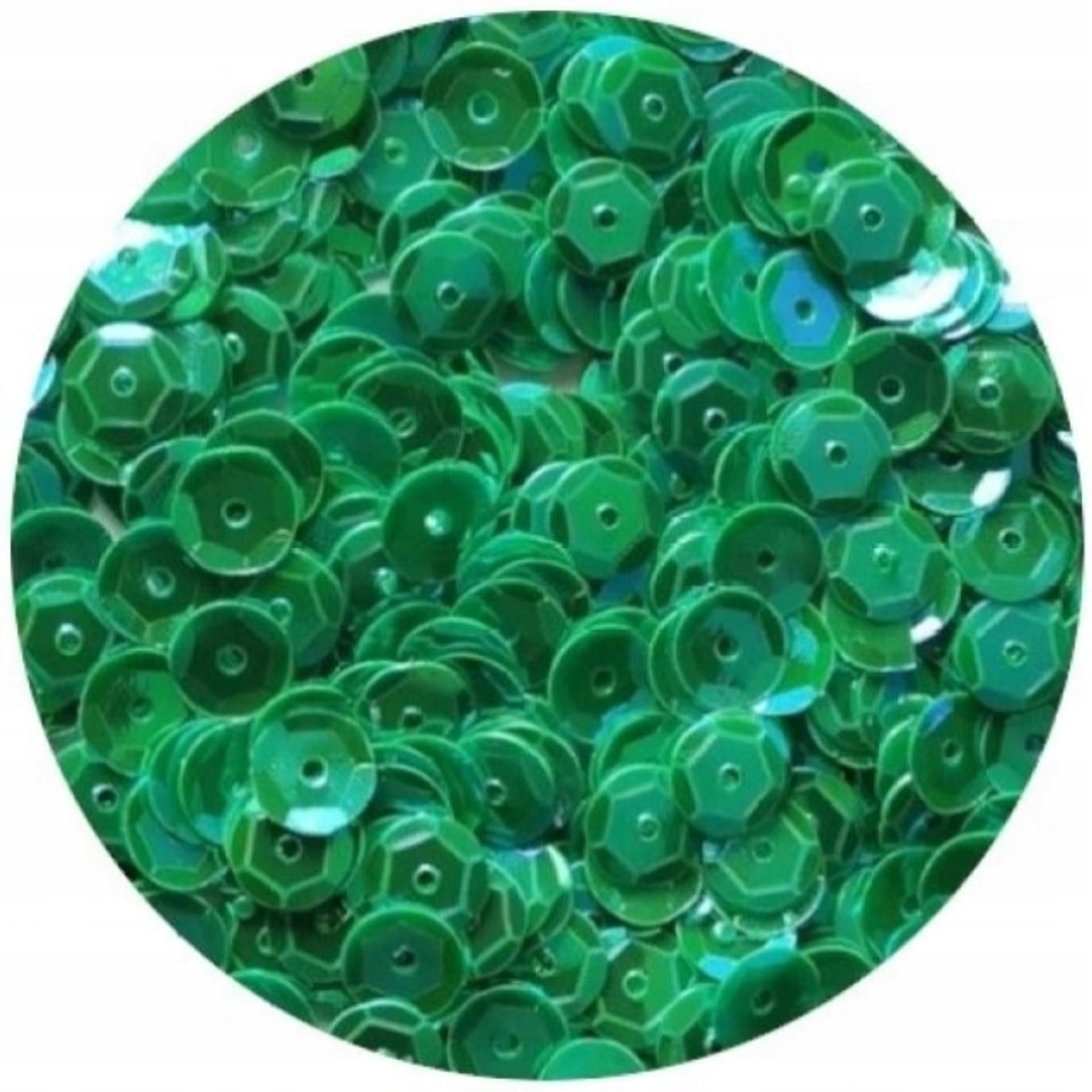 

Cekiny tęczowe 6mm ciemny zielony 10g. T100 BREWIS