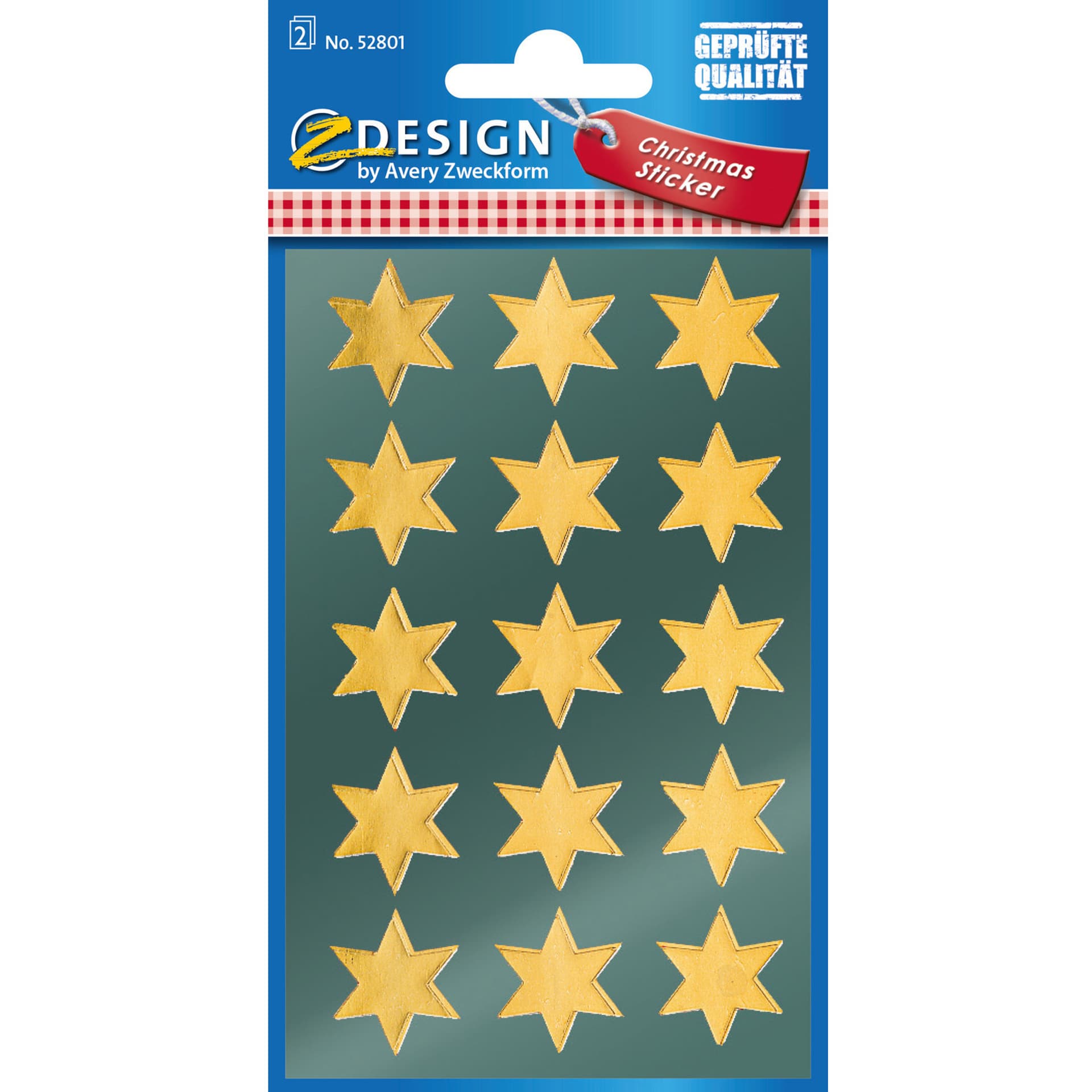 

Naklejki Z-Design - złote gwiazdy 52801 AVERY ZWECKFORM