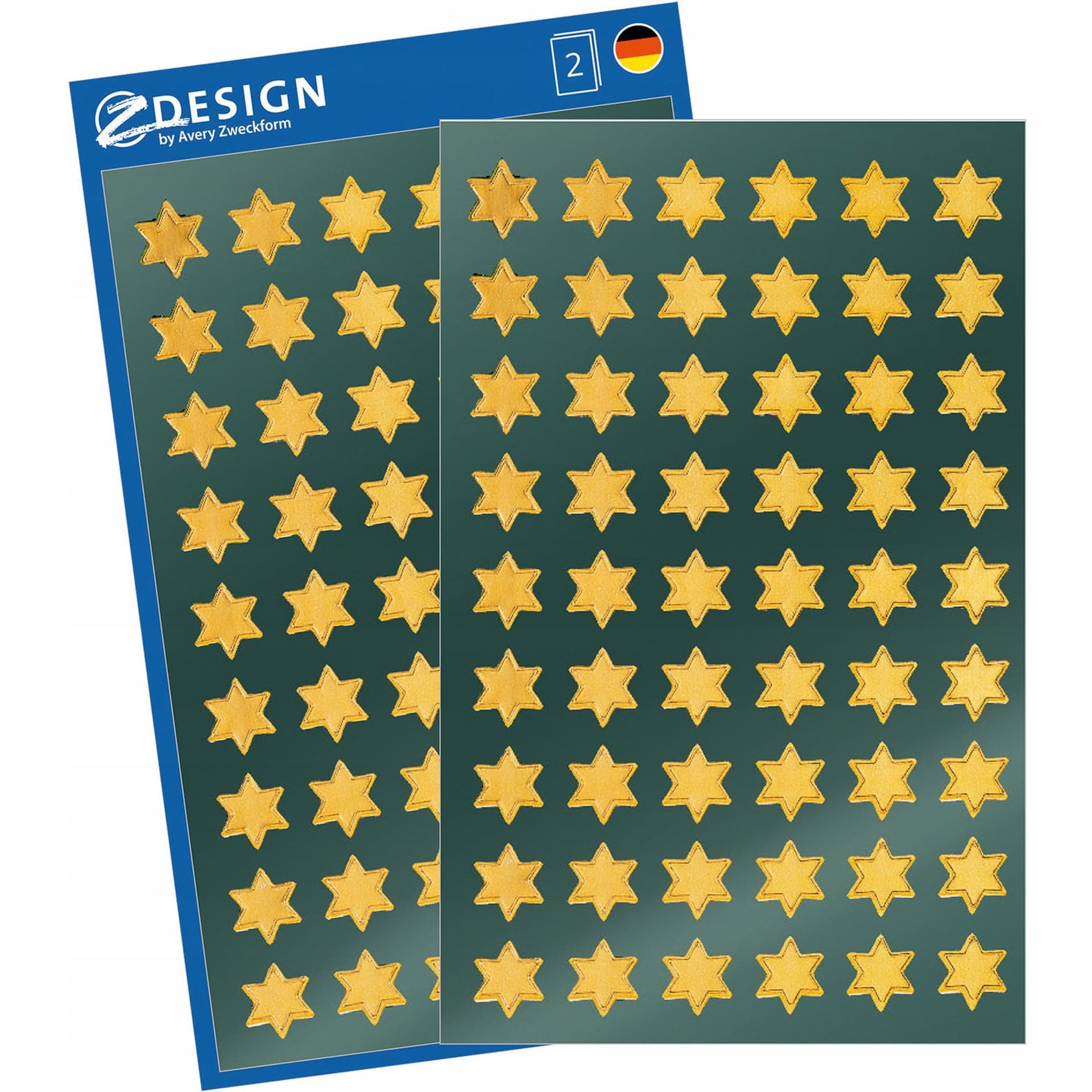 

Naklejki Z-Design - złote gwiazdy 52802 AVERY ZWECKFORM