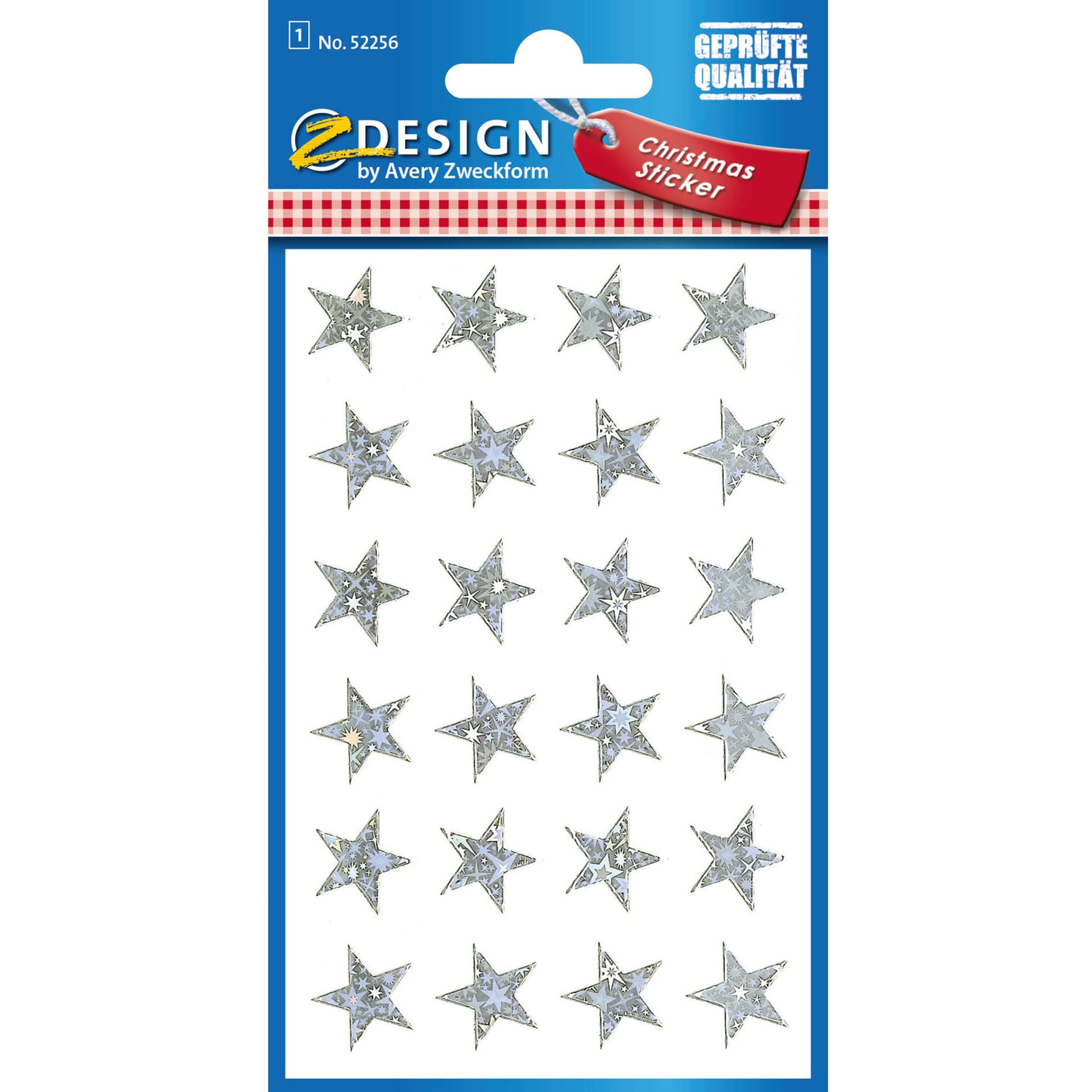 

Naklejki Z-Design foliowe - srebrne gwiazdy 52256 AVERY ZWECKFORM