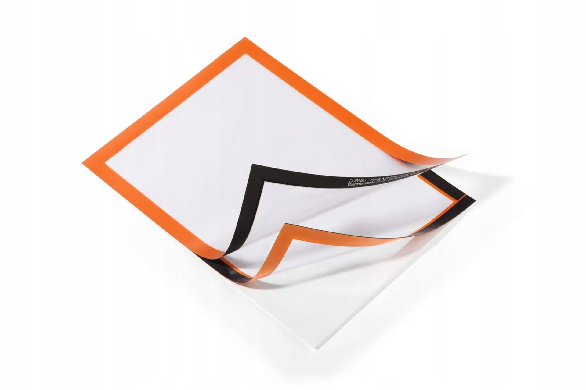 

Ramki A4 samoprzylepne DURAFRAME (2szt) pomarańczowe 487209 DURABLE, 2szt) pomarańczowe 487209 durabl