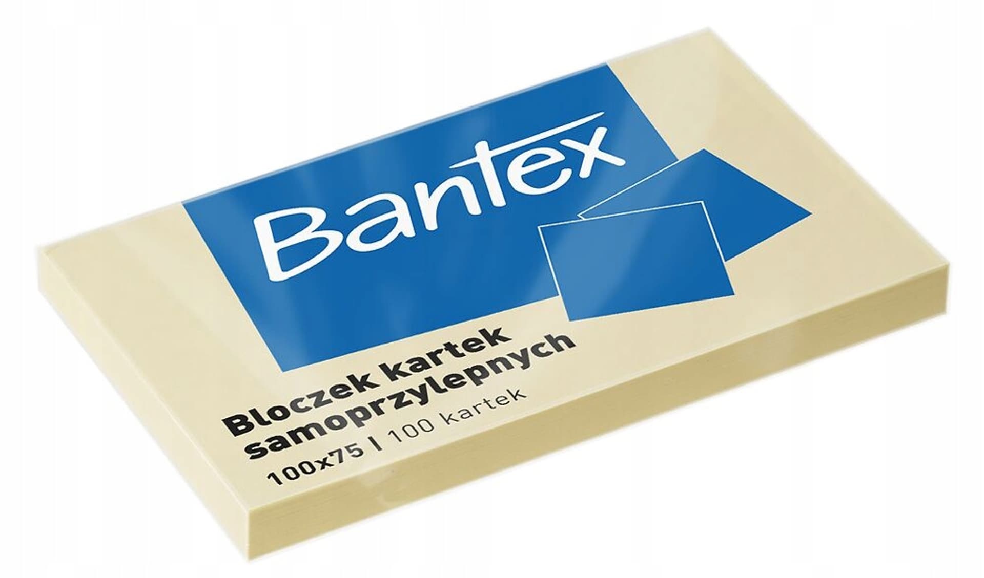 

Bloczek samoprzylepny 100x75mm żółty 400086387 BANTEX