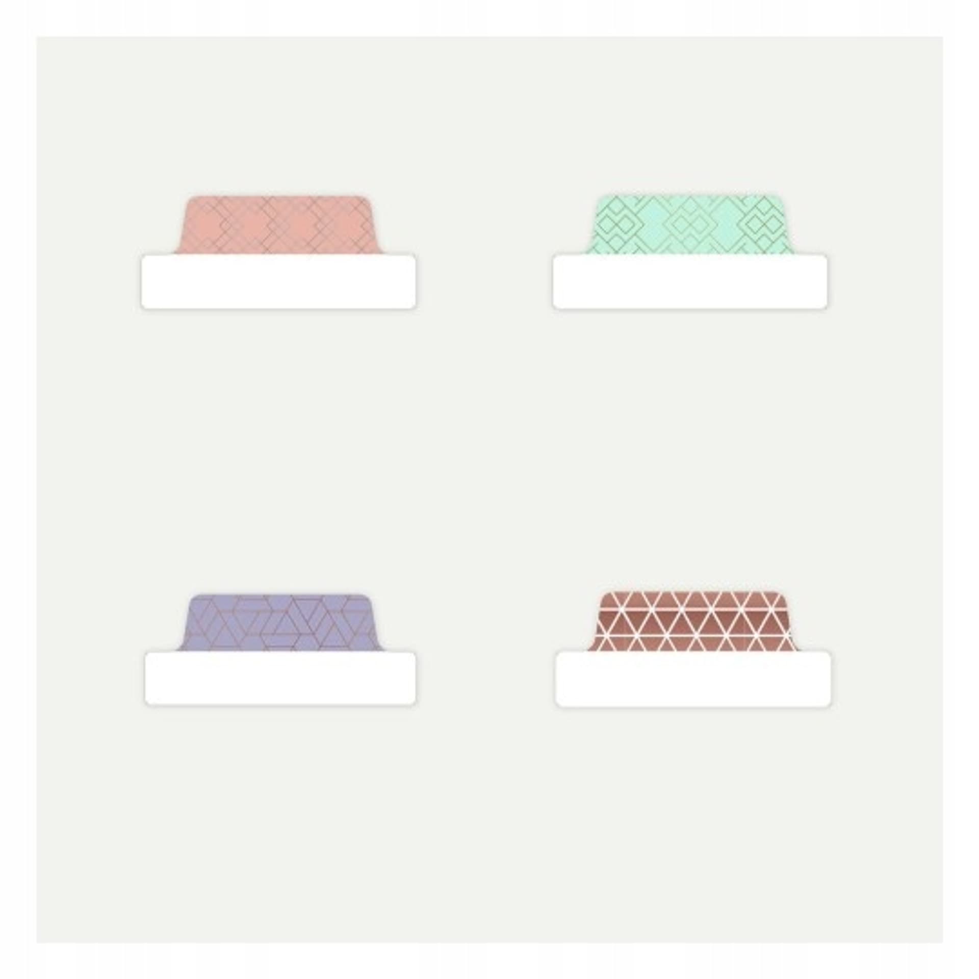 

Zakładki indeksujące samoprzylepne 63,5x25,4mm kolorowe ze wzorem Ultra Tabs 30123 AVERY ZWECKFORM