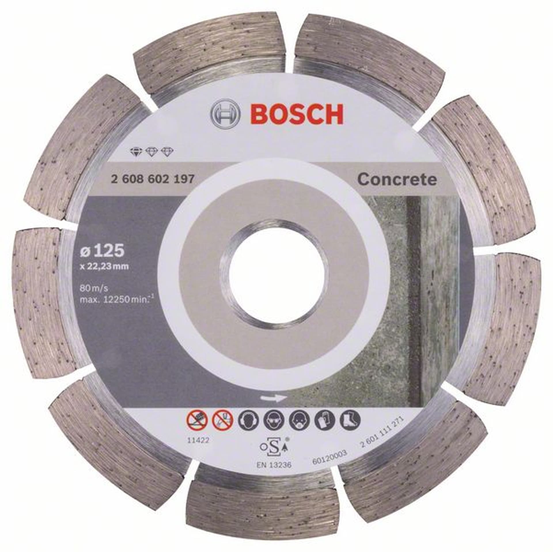 

TARCZA DIAMENTOWA STANDARD OF CONCRETE 125MM