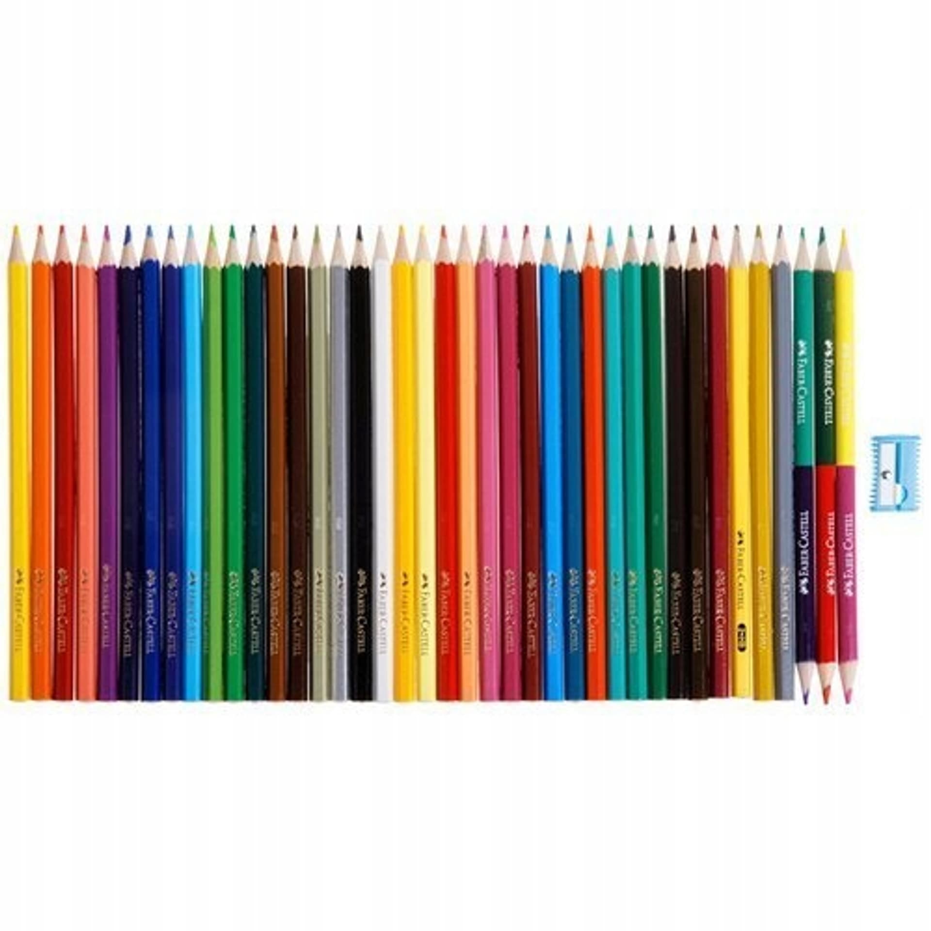 

Kredki ZAMEK 36kol. dwustronne +3 kredki dwustronne +ołówek+temperówka 110336 FABER CASTELL