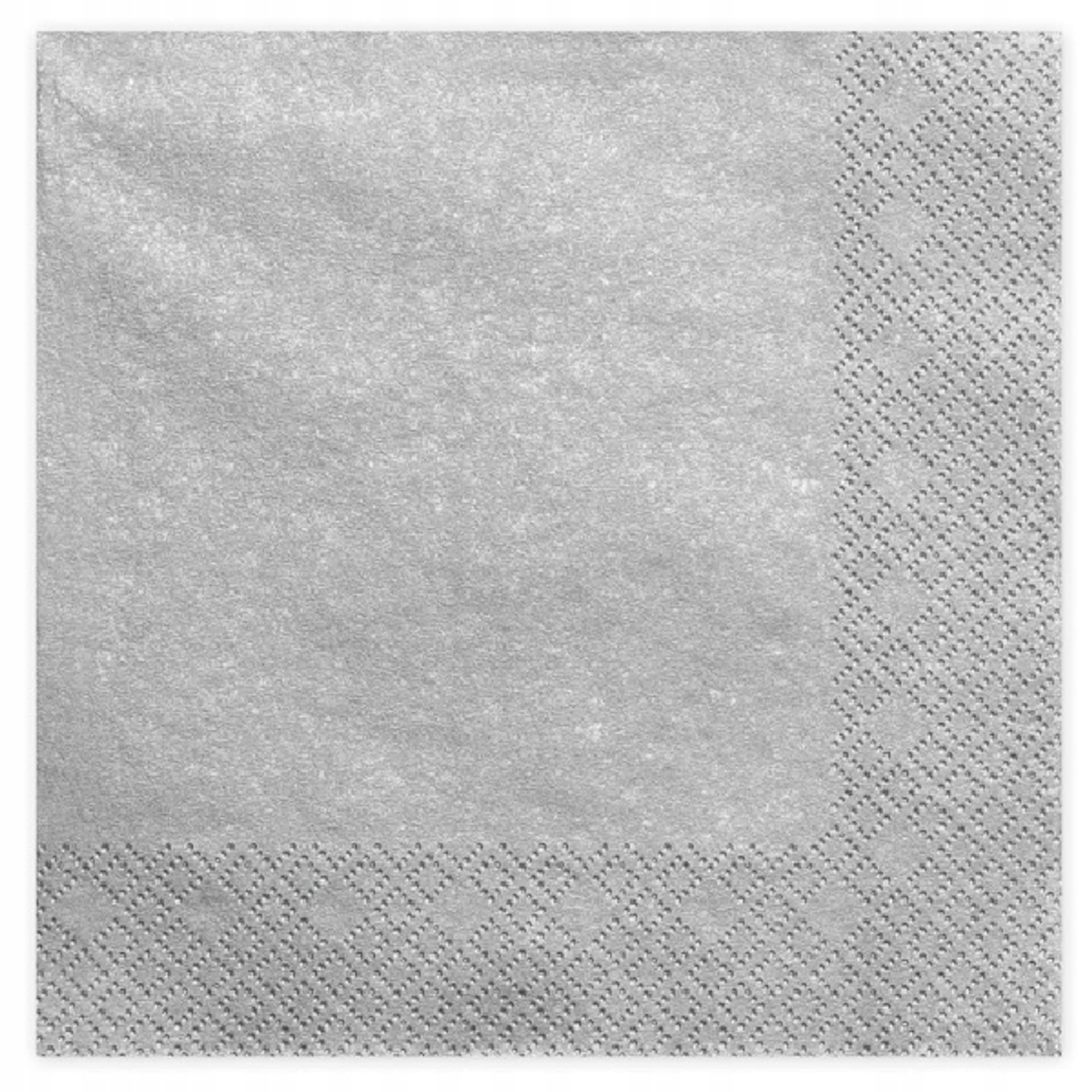 

Serwetki AHA 33x33 (20 sztuk) srebrne, 20 sztuk) srebrn