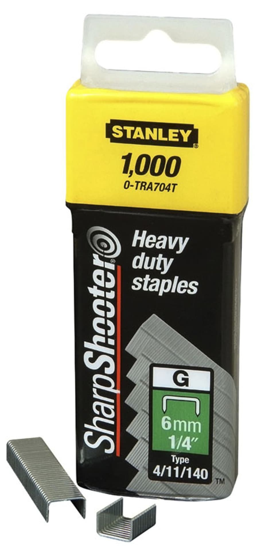 

TRA709T1 Zszywka typ G, 4/11/140, 14 mm, 1000 sztuk, Stanley 1-TRA709T