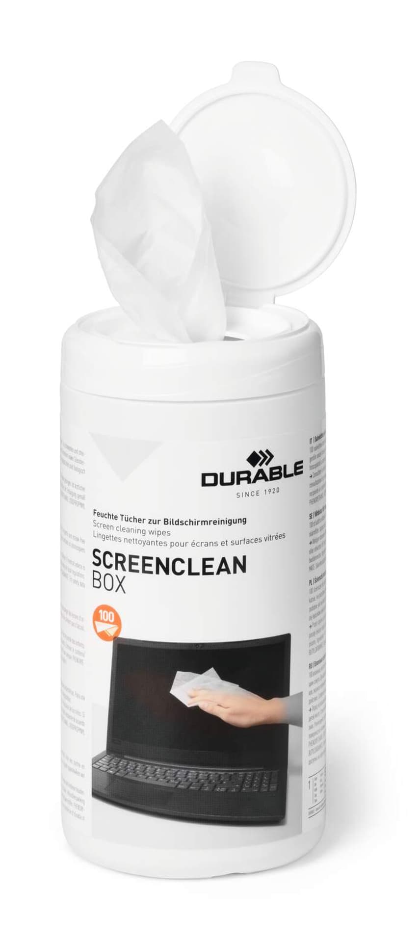 

Ściereczki do czyszczenia ekranu SCREENCLEAN box 573602 DURABLE