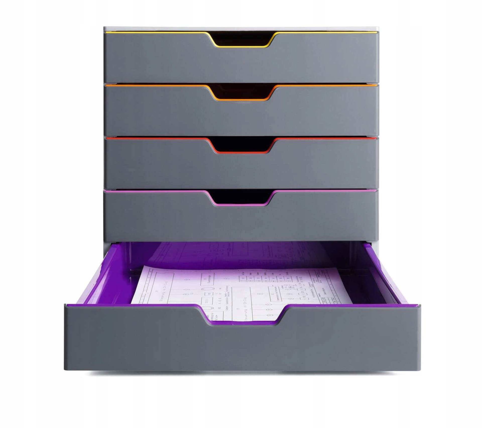 

Pojemnik VARICOLOR z 5 szufladkami 760527 DURABLE