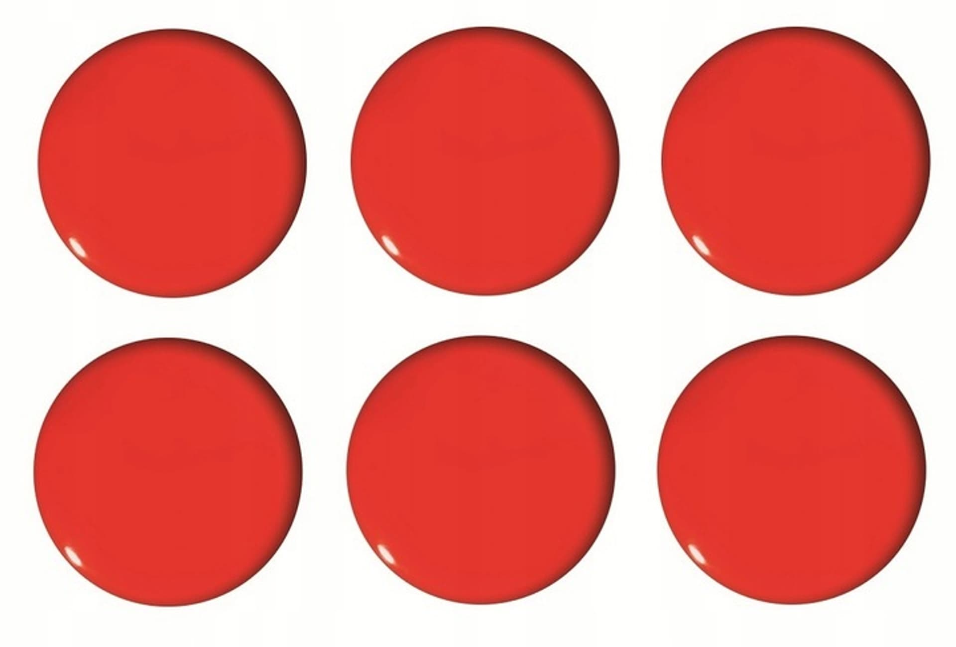 

Magnesy do tablic czerwone wypukłe 30mm (6szt.) GM301-PC6 TETIS, 6szt.) gm301-pc6 teti