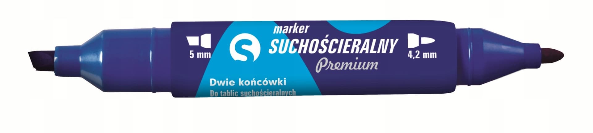 

Marker suchościeralny dwustronny niebieski KM504-N2 TETIS 5mm/4.2mm