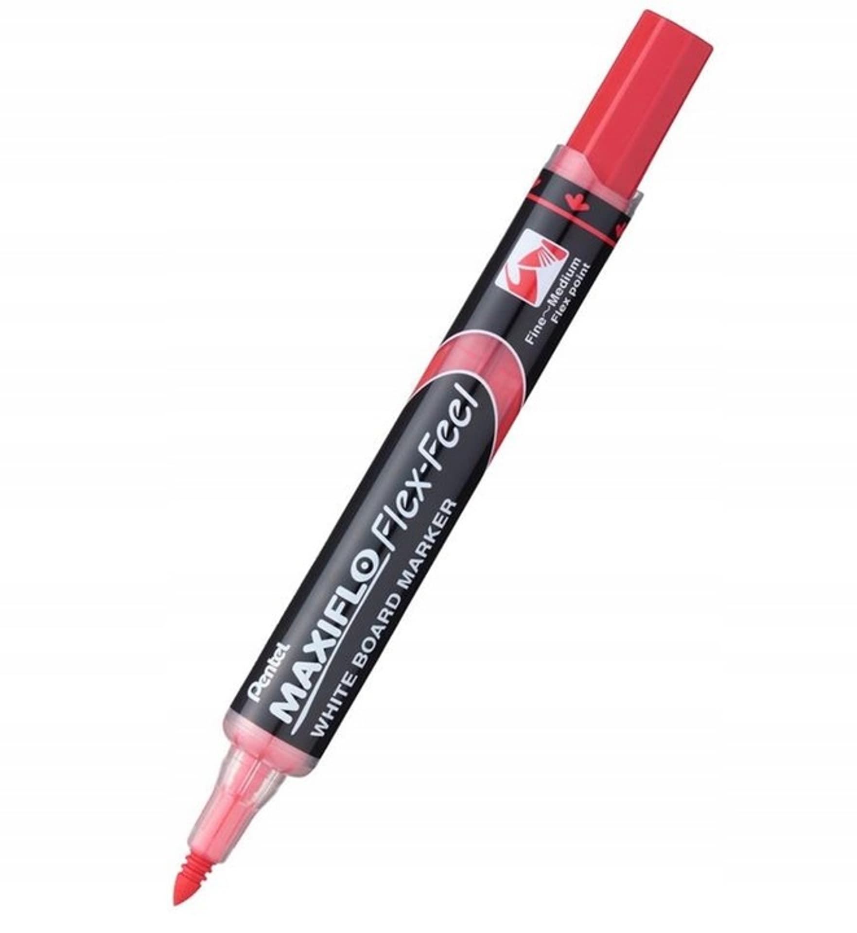 

Marker such. MAXIFLO Flex-Feel czerwony MWL5SBF-B PENTEL
