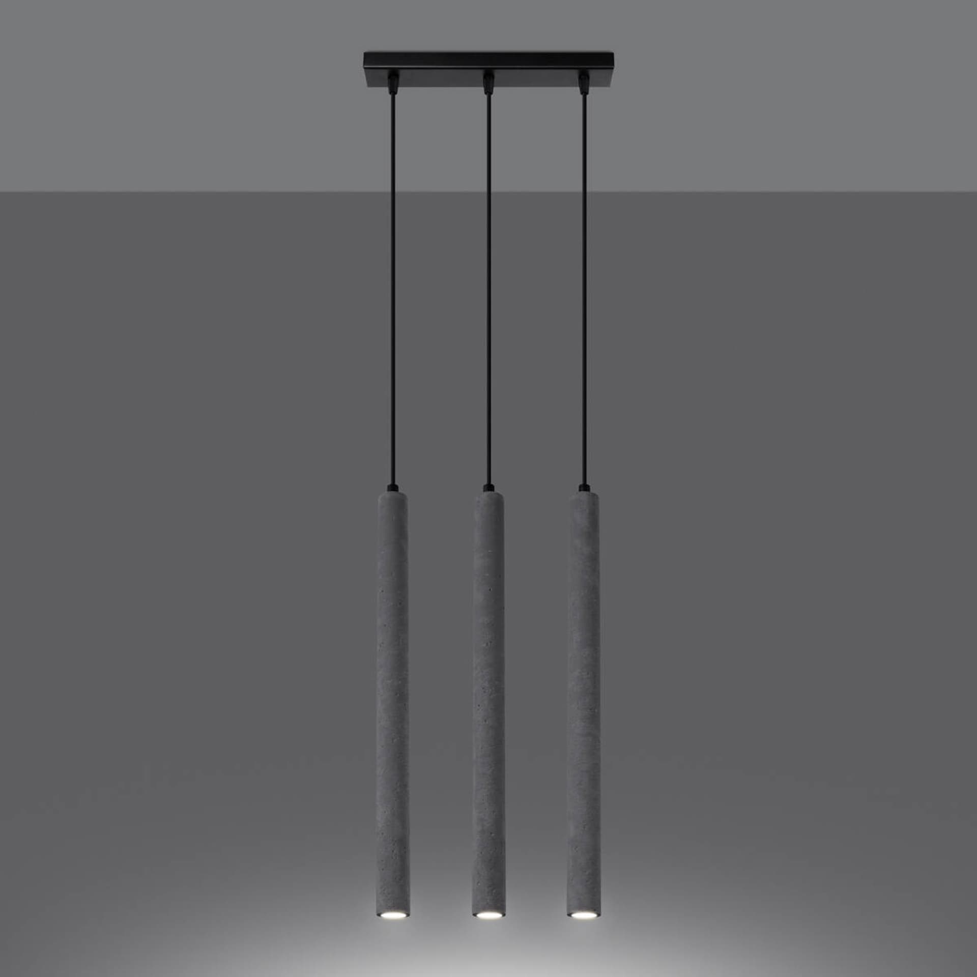 

Lampa wisząca PASTELO 3L beton