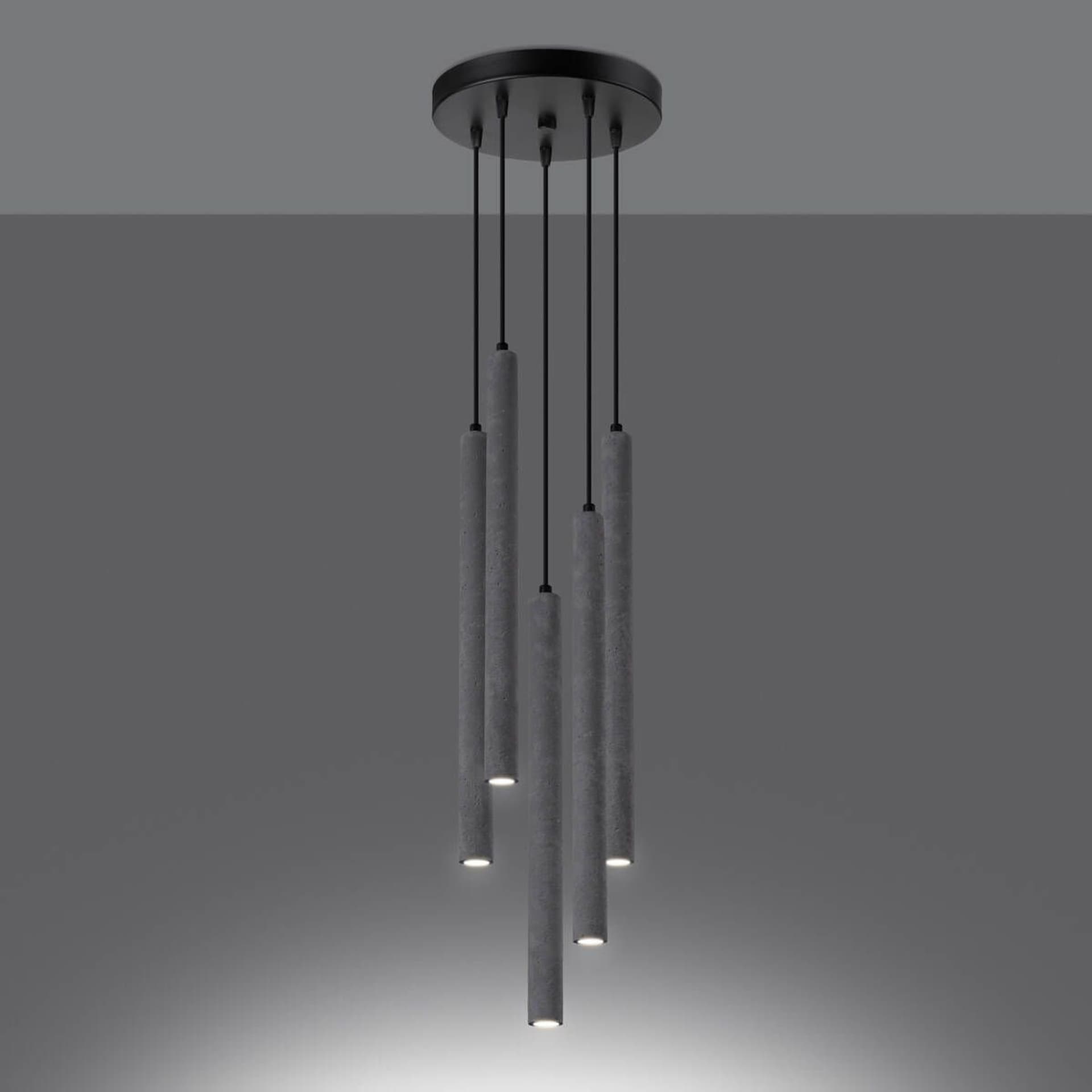 

Lampa wisząca PASTELO 5P beton