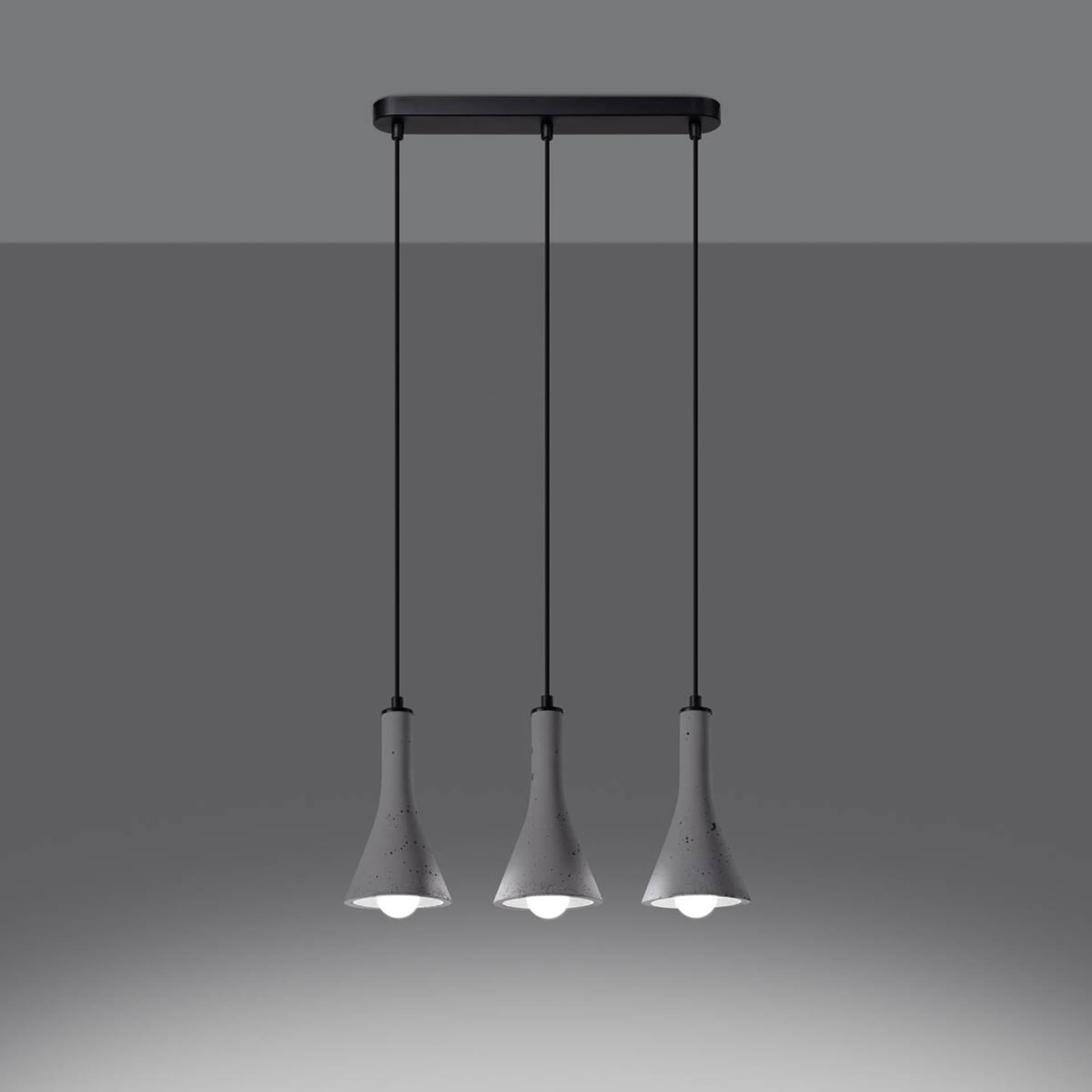 

Lampa wisząca REA 3L beton