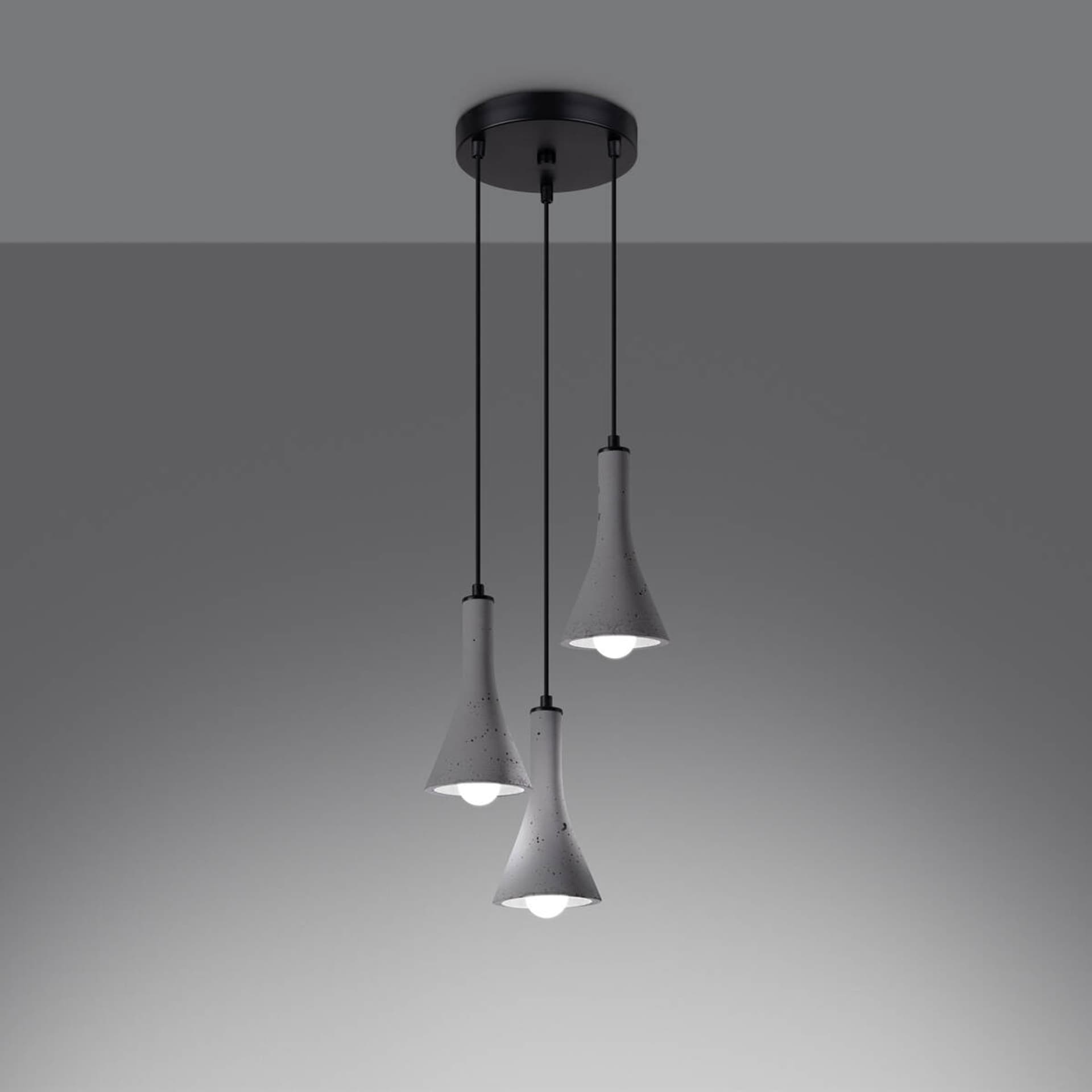 

Lampa wisząca REA 3P beton