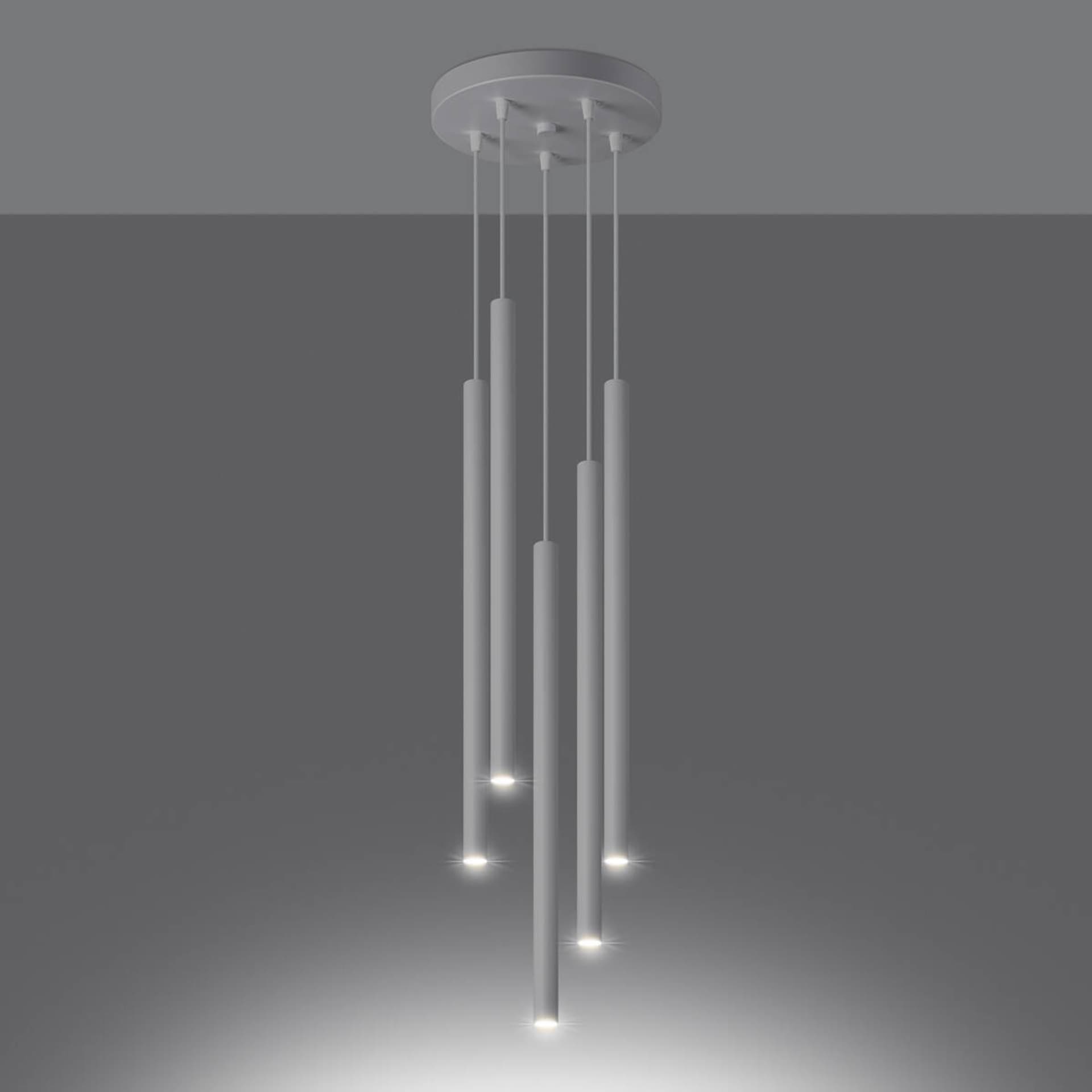 

Lampa wisząca PASTELO 5P biała